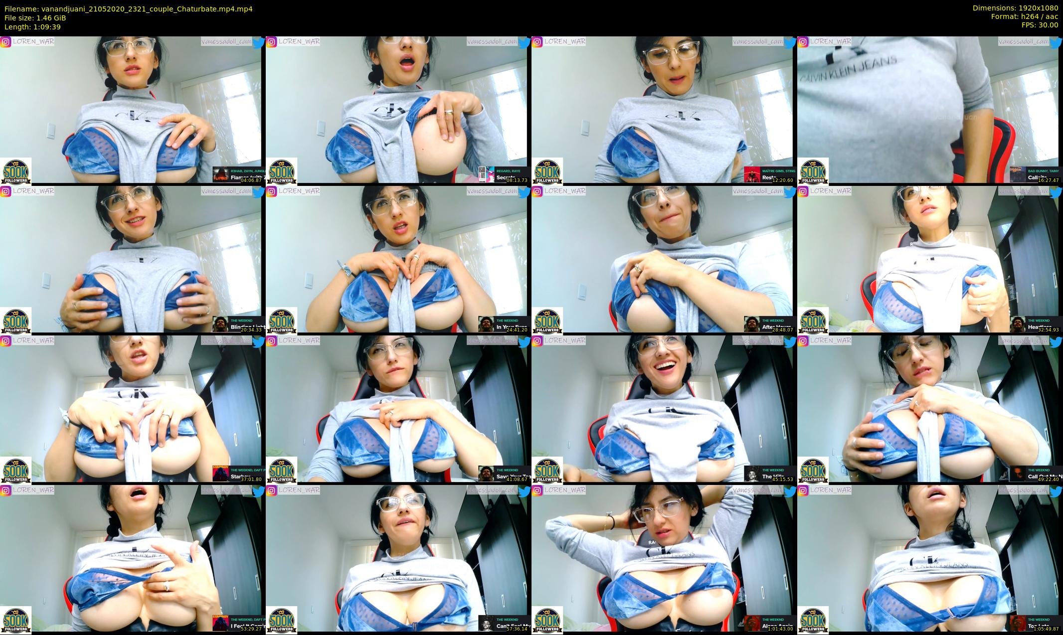 vanandjuani — 70 minute Chaturbate female cam show recording, 1080p, May 21, 2020