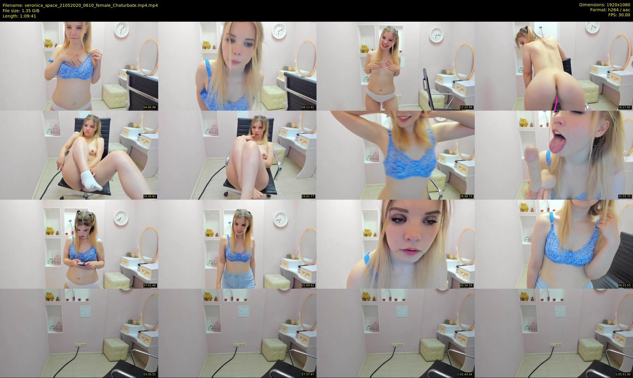veronica_space — 70 minute Chaturbate female cam show recording, 1080p, May 21, 2020