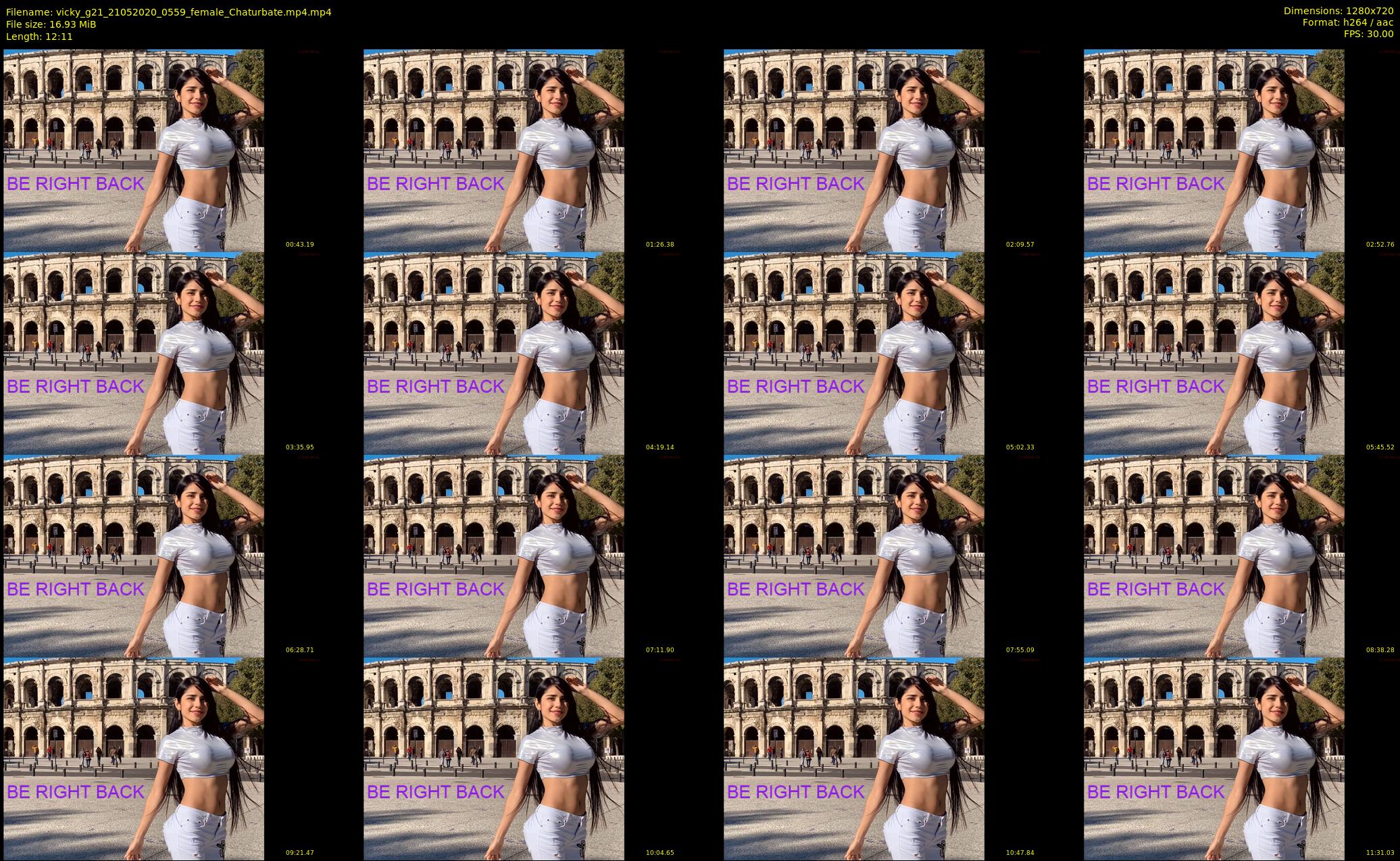 vicky_g21 — 13 minute Chaturbate female cam show recording, 720p, May 21, 2020