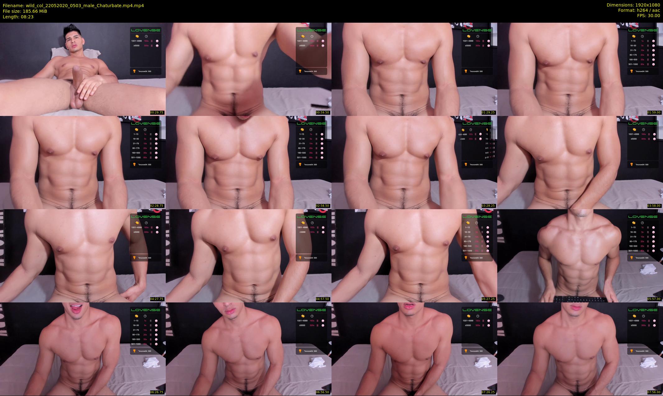 wild_col — 9 minute Chaturbate male cam show recording, 1080p, May 22, 2020