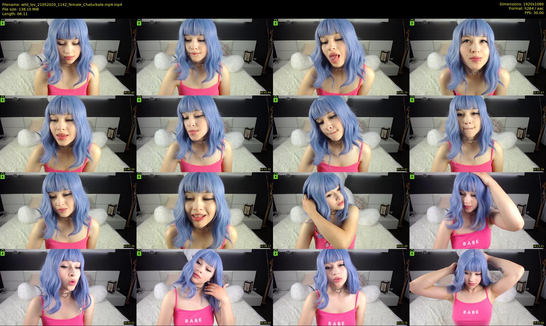 wild_lov — 7 minute Chaturbate female cam show recording, 1080p, May 21, 2020