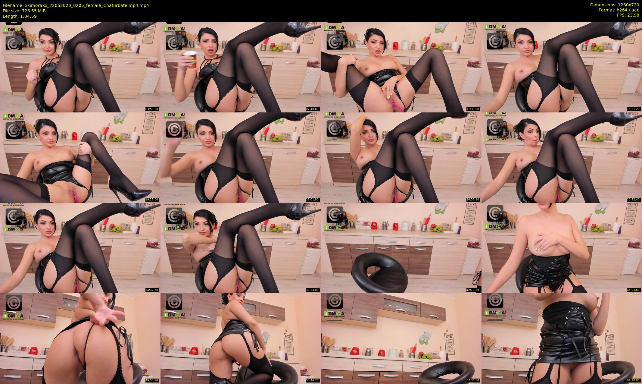 xkimoraxx — 65 minute Chaturbate female cam show recording, 720p, May 22, 2020