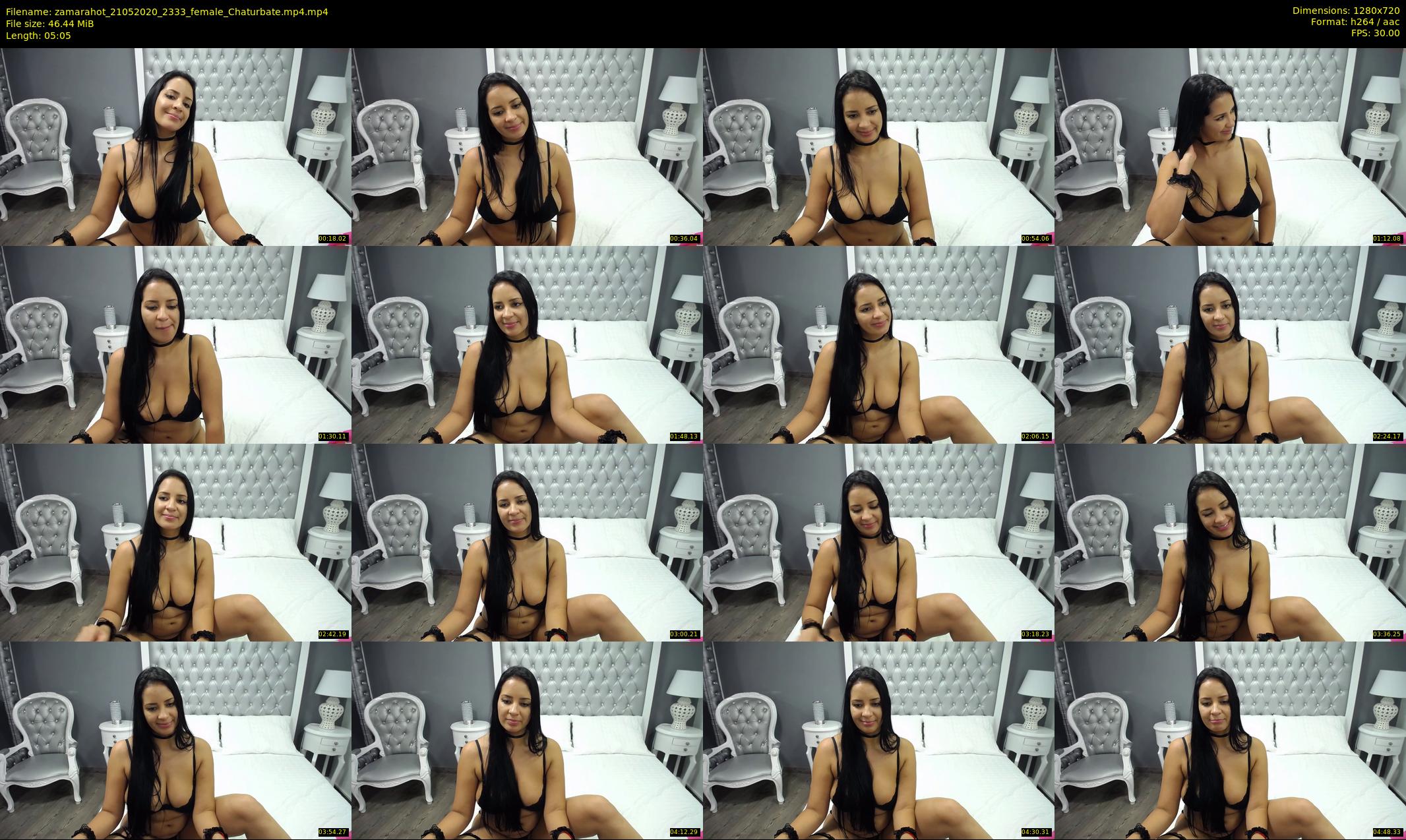 zamarahot — 6 minute Chaturbate female cam show recording, 720p, May 21, 2020
