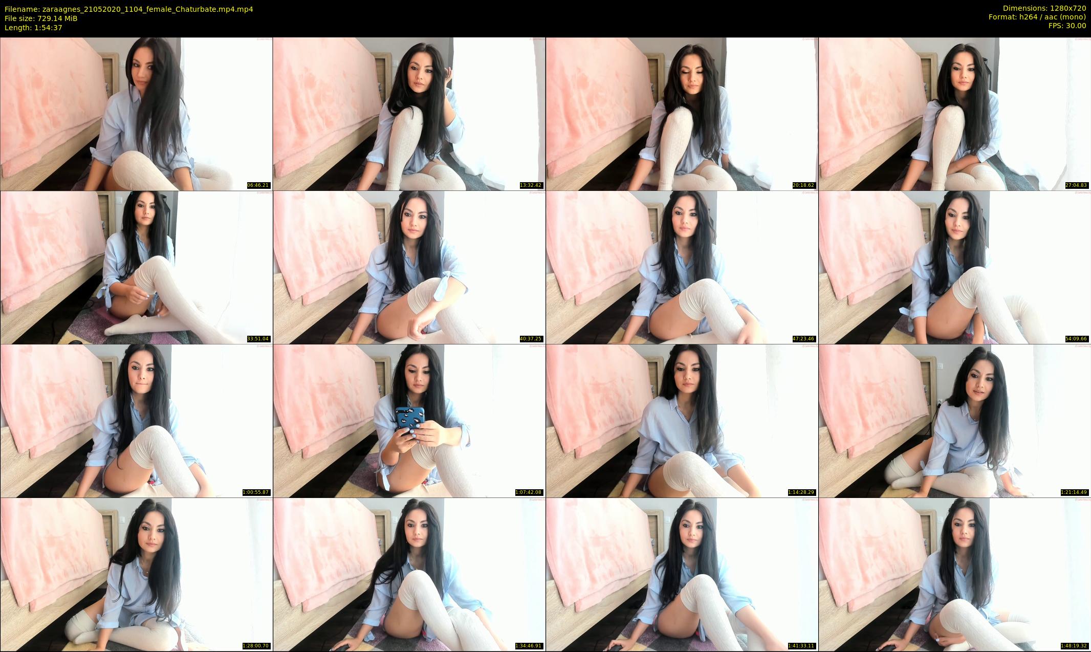 zaraagnes — 115 minute Chaturbate female cam show recording, 720p, May 21, 2020
