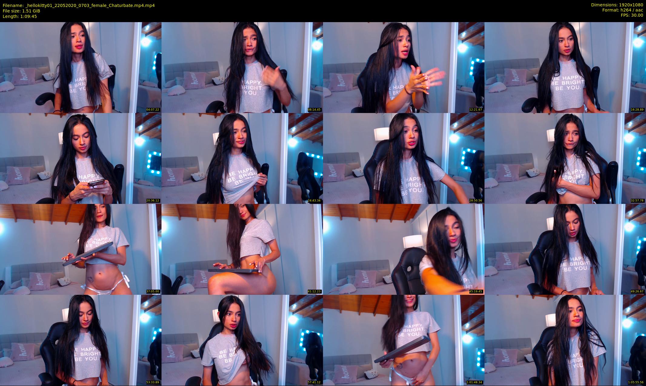 _hellokitty01 — 70 minute Chaturbate female cam show recording, 1080p, May 22, 2020