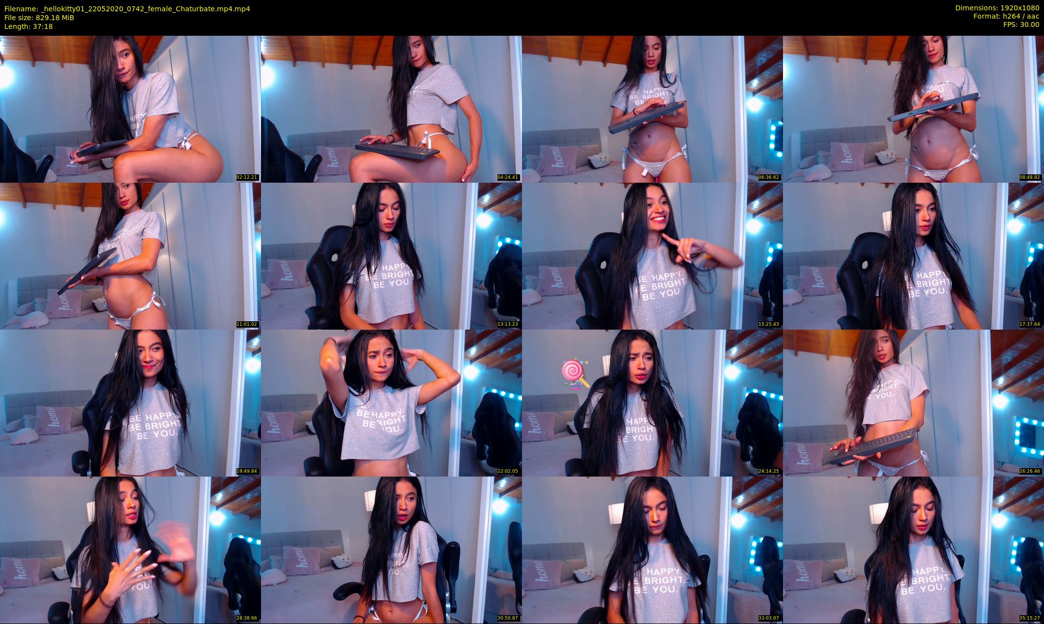 _hellokitty01 — 38 minute Chaturbate female cam show recording, 1080p, May 22, 2020