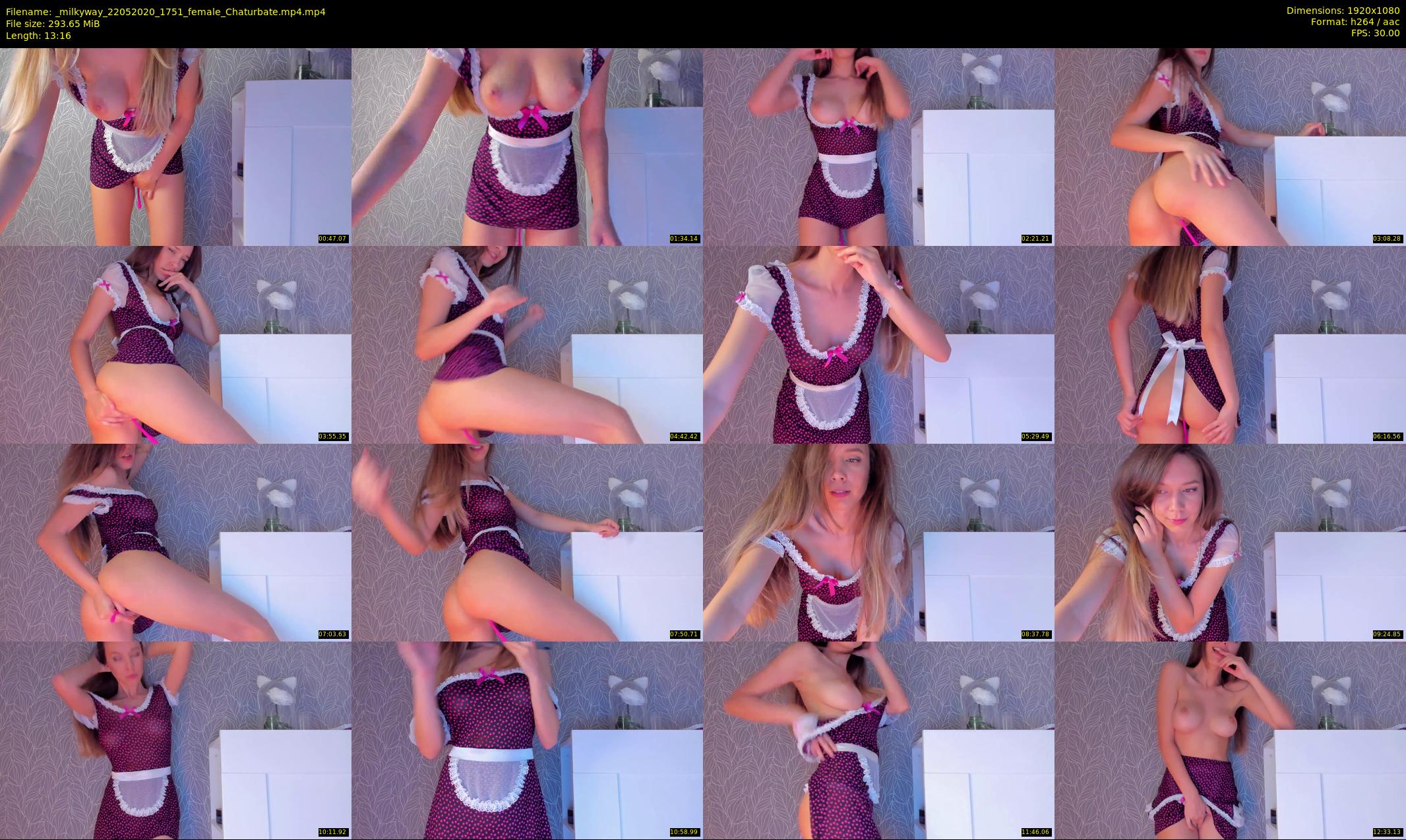 _milkyway — 14 minute Chaturbate female cam show recording, 1080p, May 22, 2020