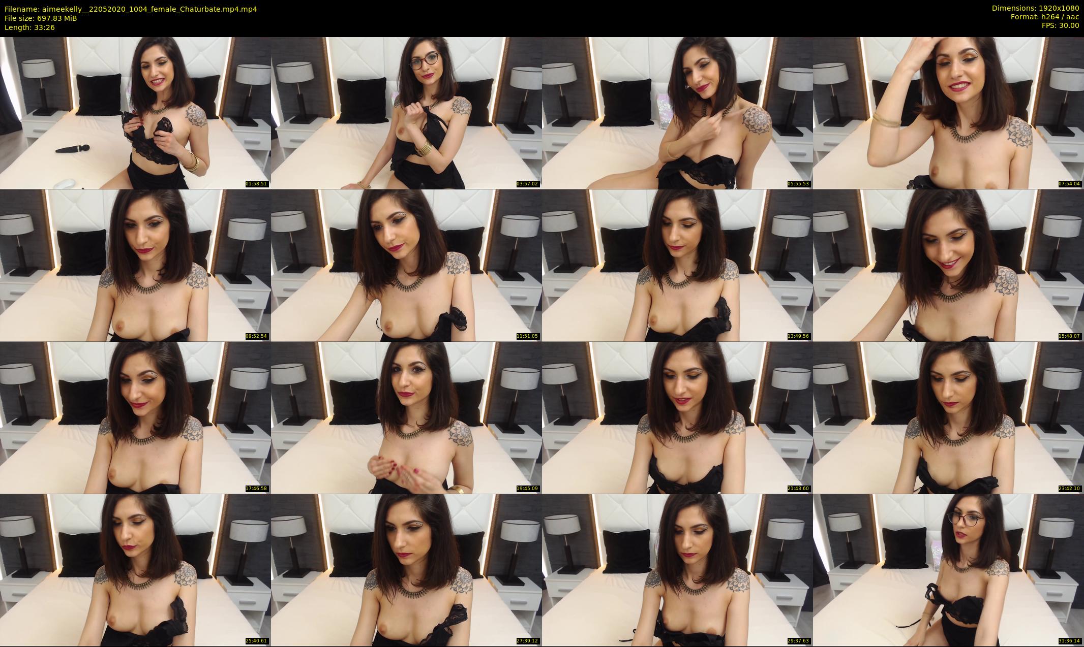 aimeekelly_ — 34 minute Chaturbate female cam show recording, 1080p, May 22, 2020
