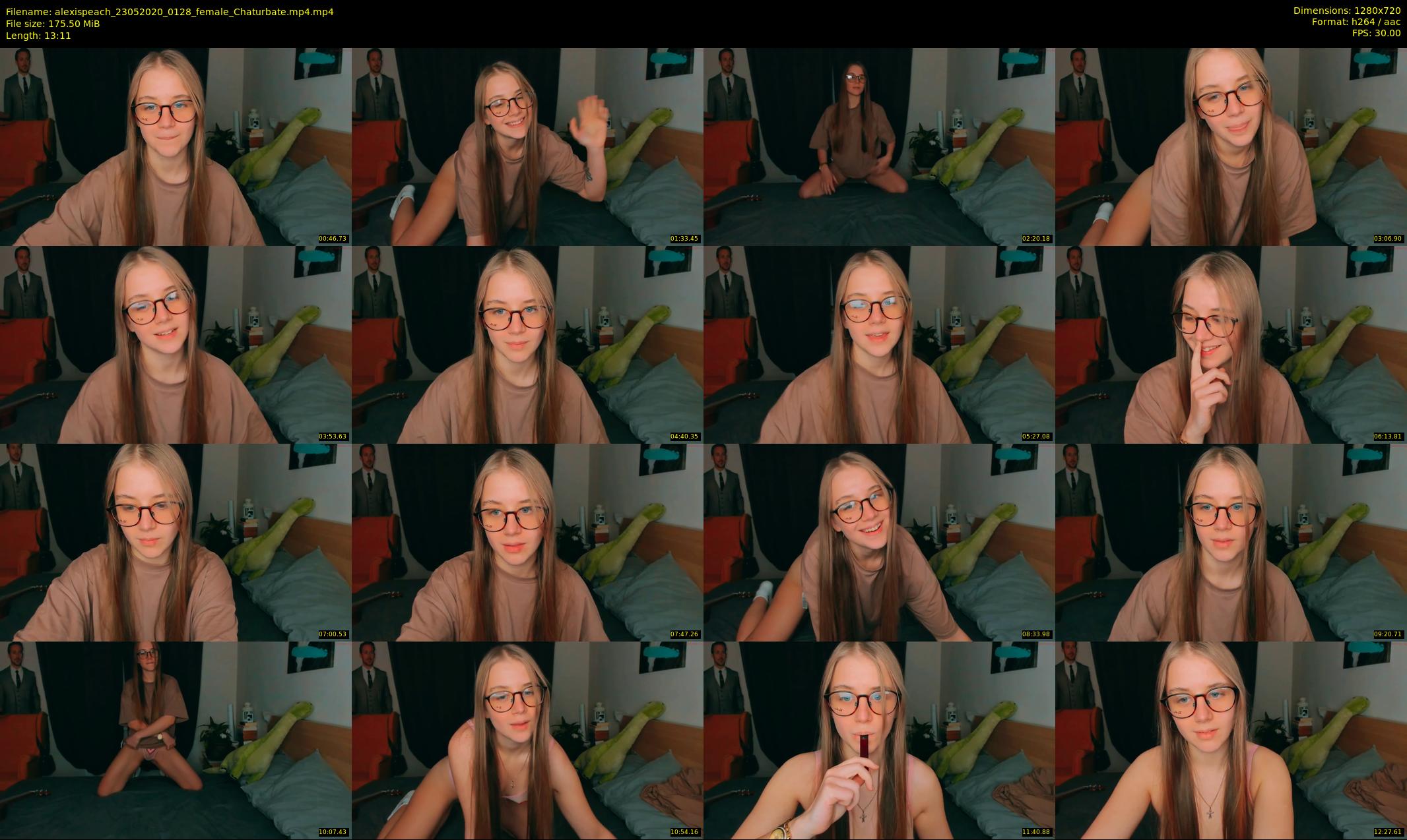 alexispeach — 14 minute Chaturbate female cam show recording, 720p, May 23, 2020
