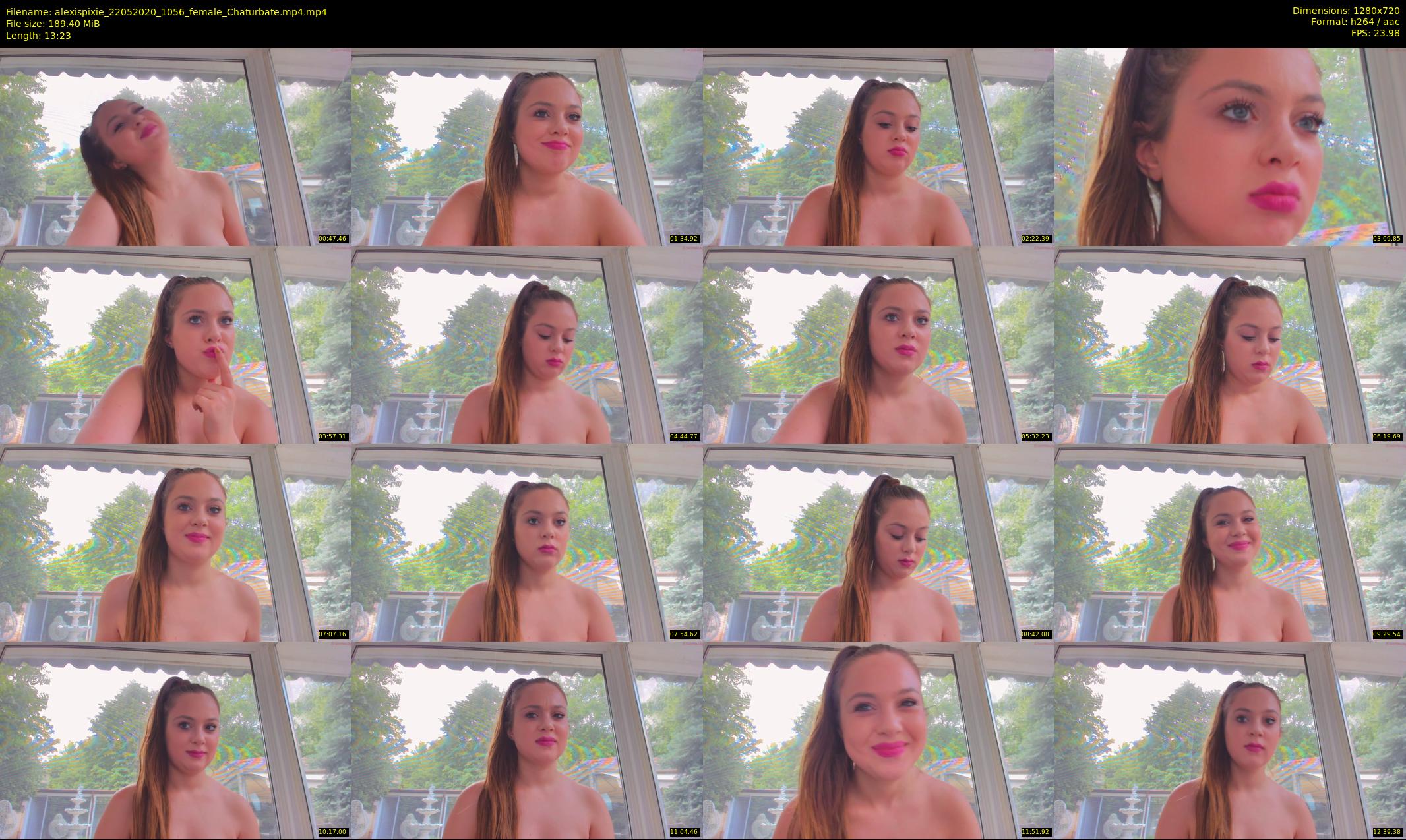 alexispixie — 14 minute Chaturbate female cam show recording, 720p, May 22, 2020