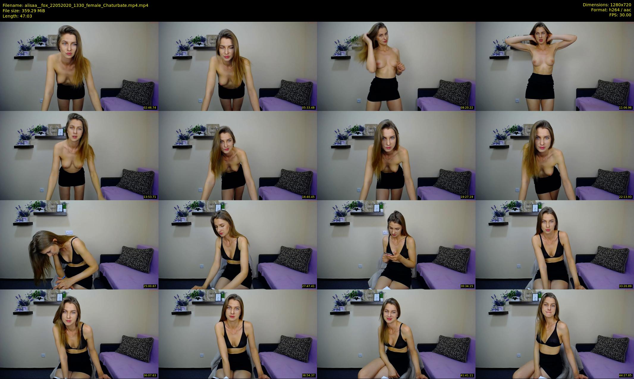 alisaa__fox — 48 minute Chaturbate female cam show recording, 720p, May 22, 2020
