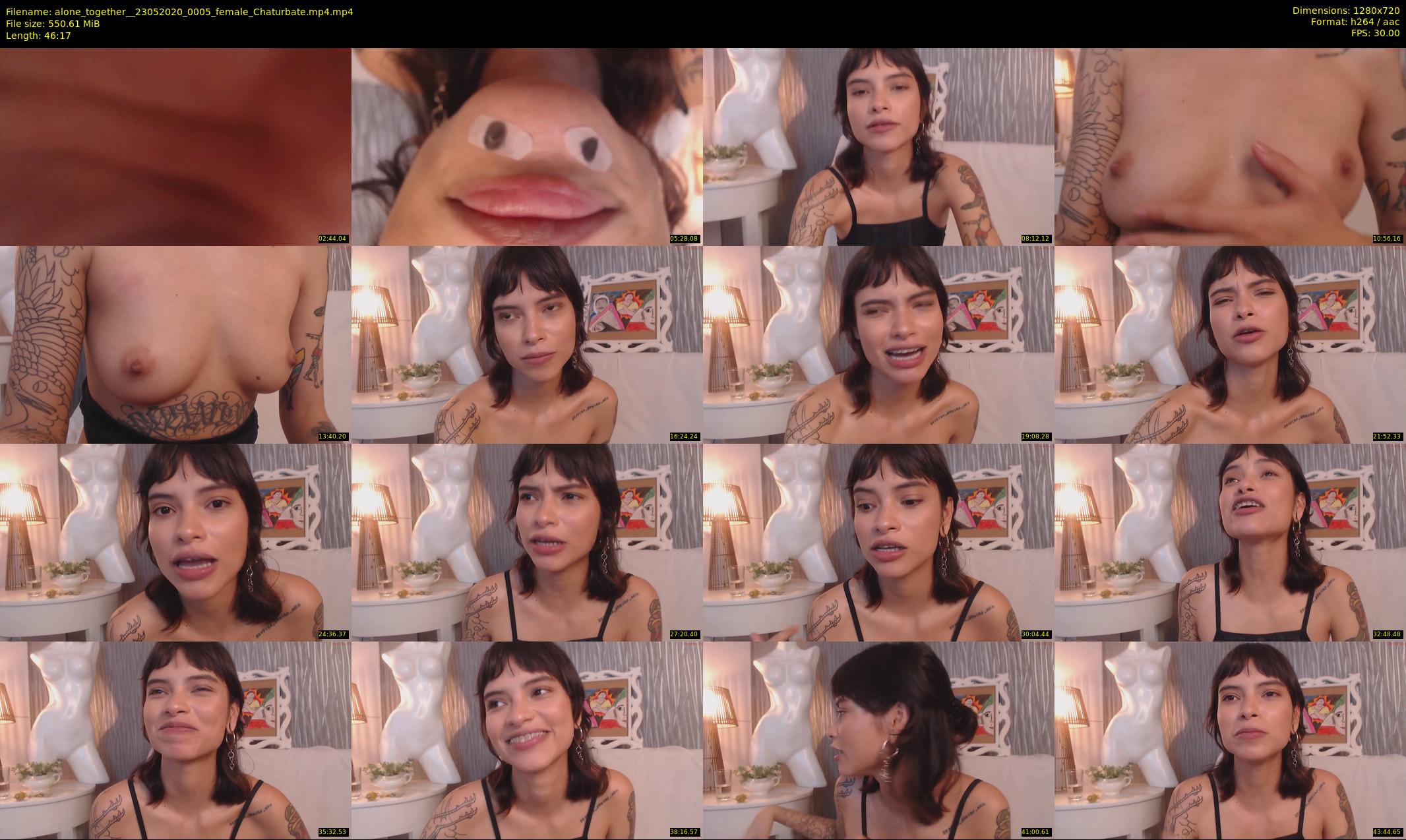 alone_together_ — 47 minute Chaturbate female cam show recording, 720p, May 23, 2020