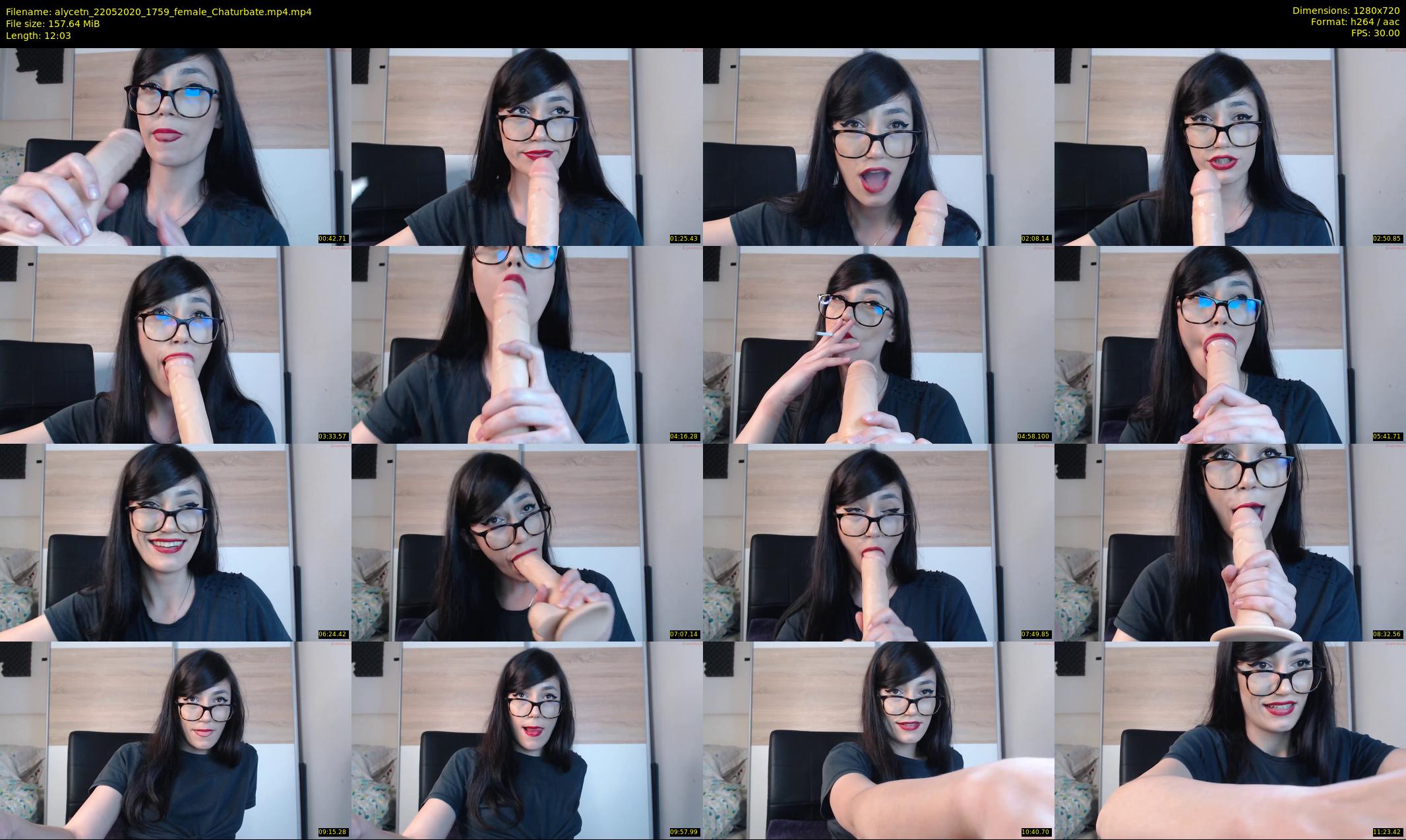alycetn — 13 minute Chaturbate female cam show recording, 720p, May 22, 2020