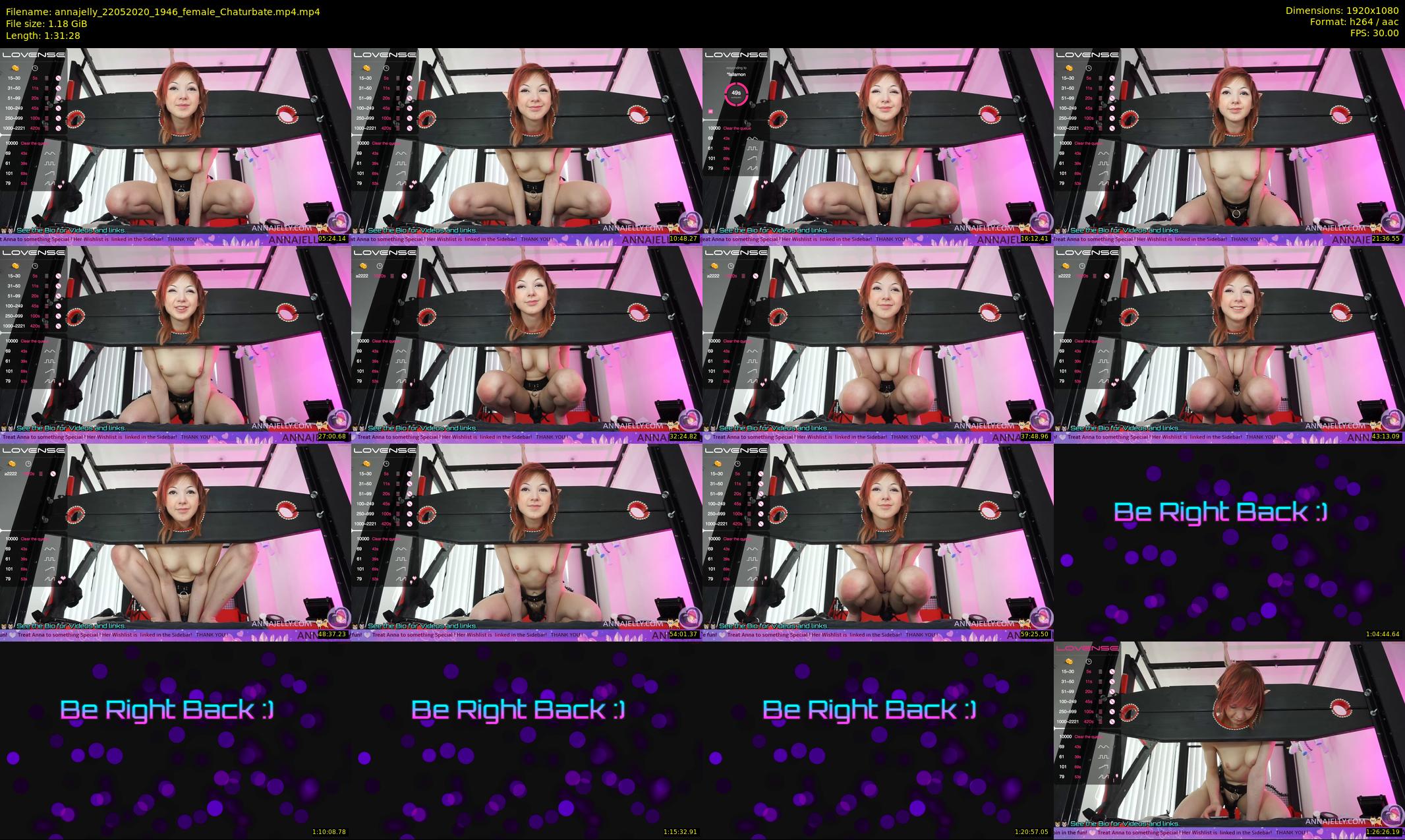 annajelly — 92 minute Chaturbate couple cam show recording, 1080p, May 22, 2020