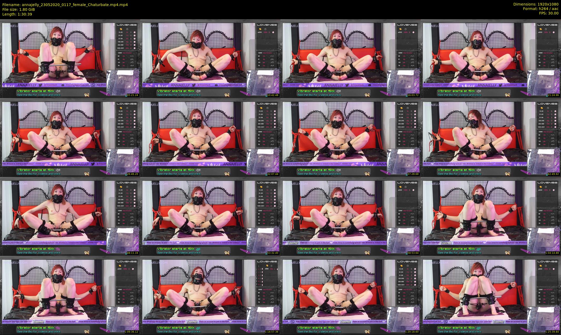 annajelly — 91 minute Chaturbate couple cam show recording, 1080p, May 23, 2020