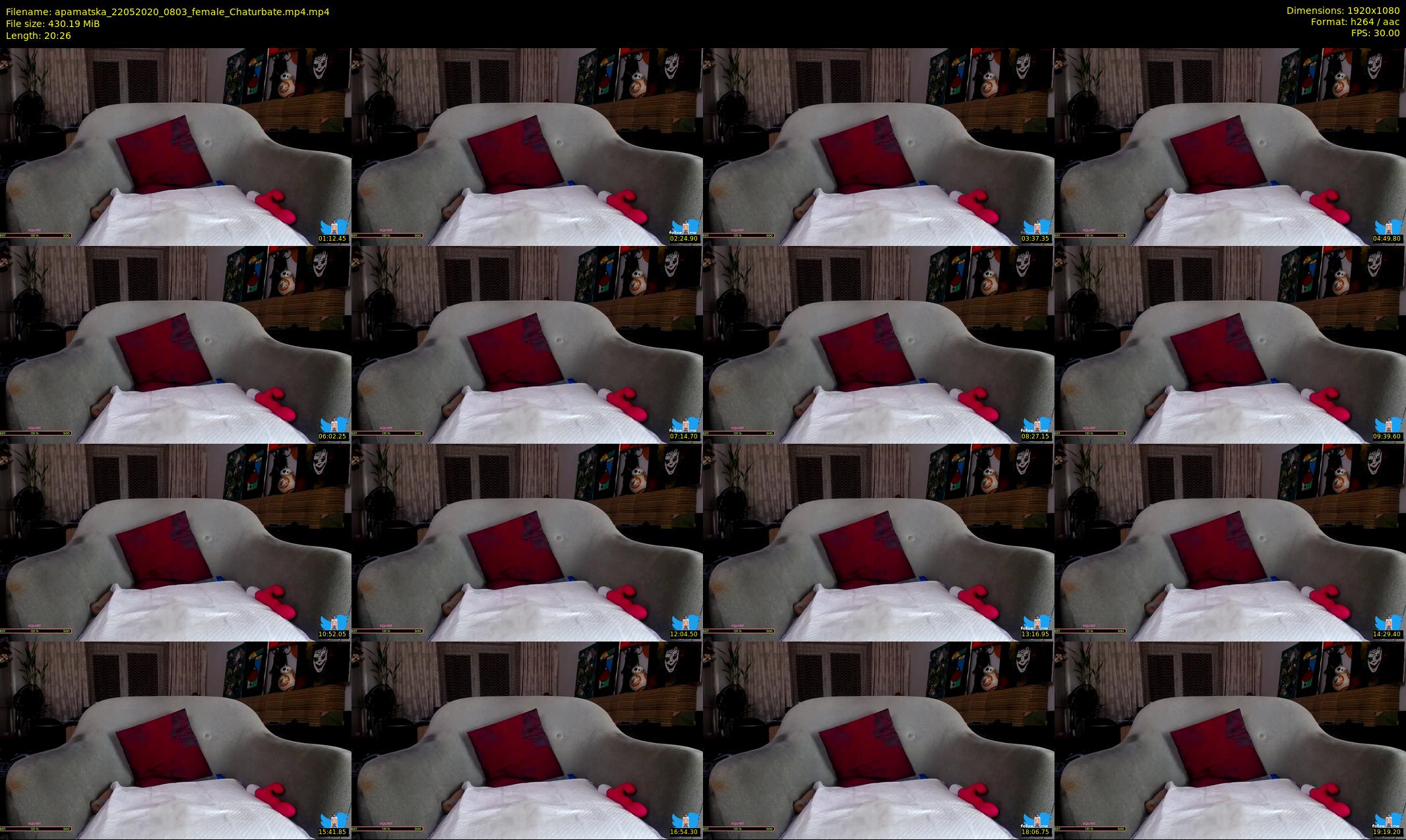 apamatska — 21 minute Chaturbate female cam show recording, 1080p, May 22, 2020