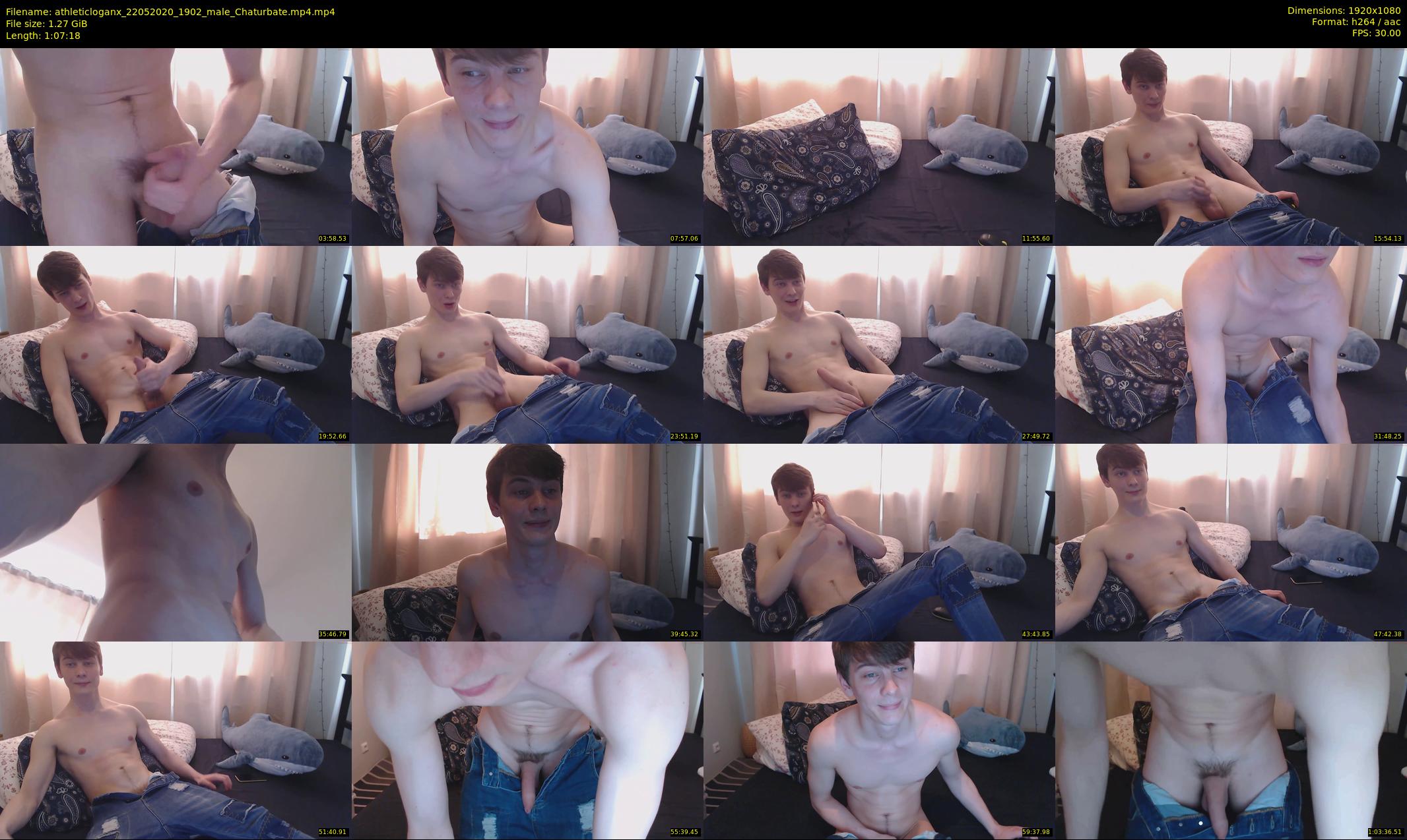 athleticloganx — 68 minute Chaturbate male cam show recording, 1080p, May 22, 2020