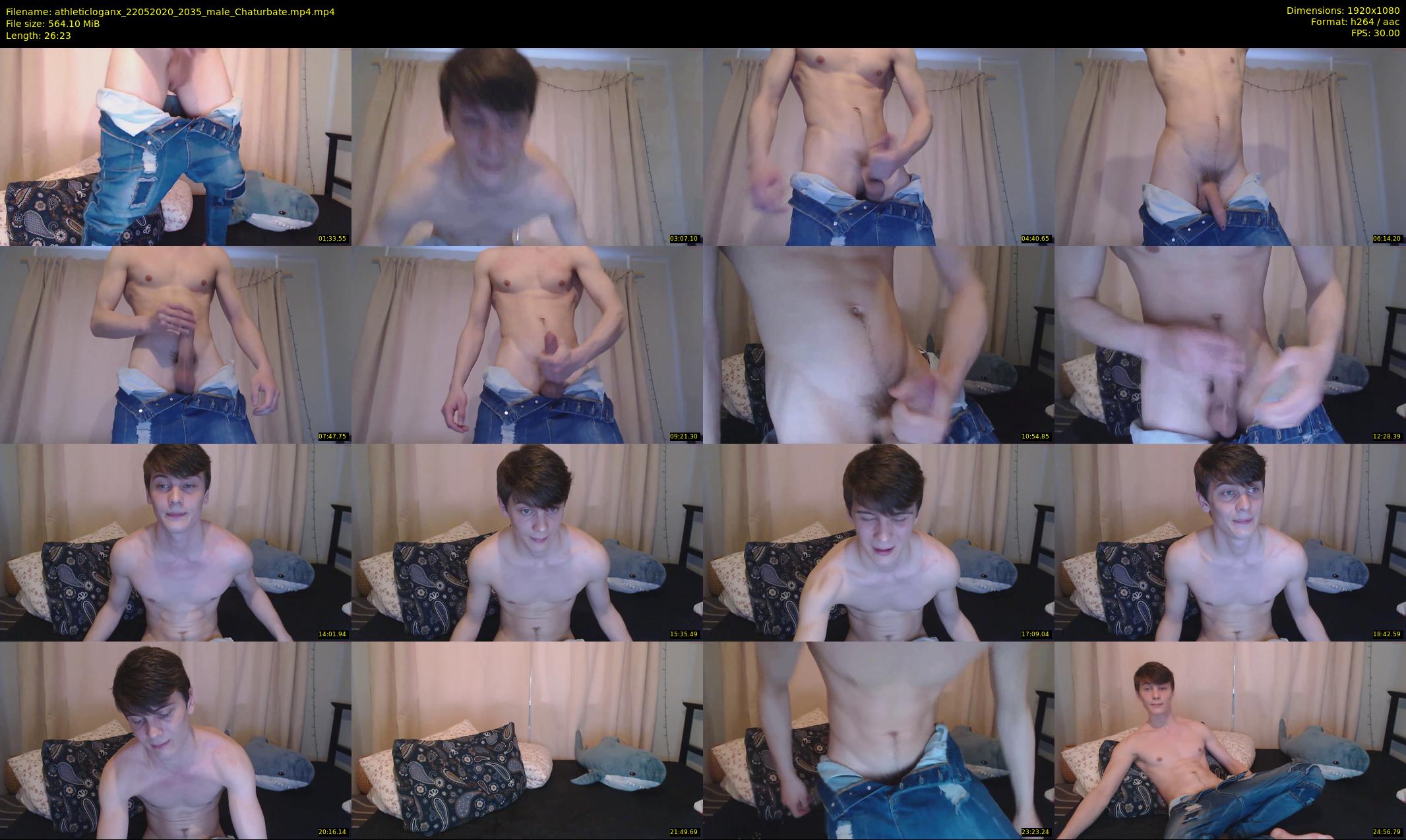 athleticloganx — 27 minute Chaturbate male cam show recording, 1080p, May 22, 2020