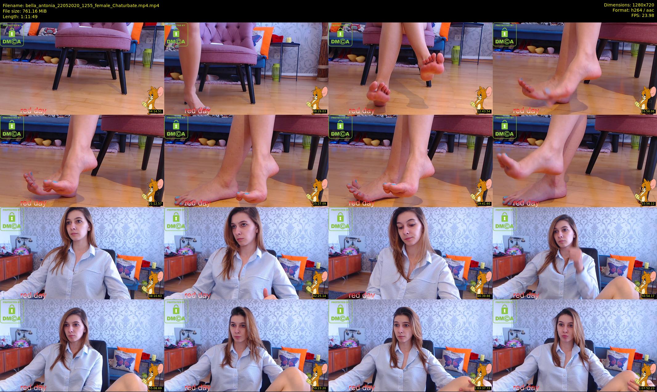 bella_antonia — 72 minute Chaturbate female cam show recording, 720p, May 22, 2020