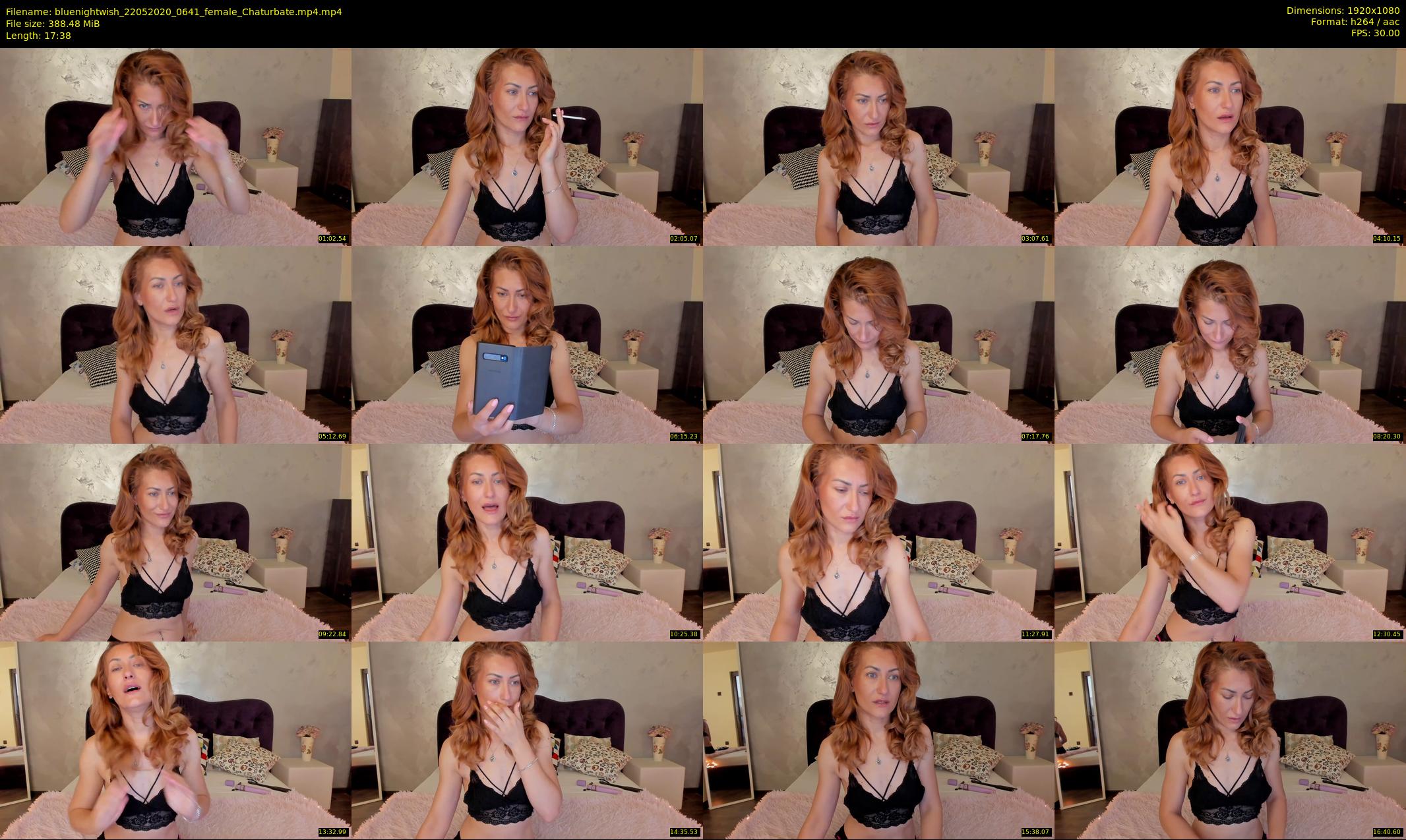 bluenightwish — 18 minute Chaturbate female cam show recording, 1080p, May 22, 2020