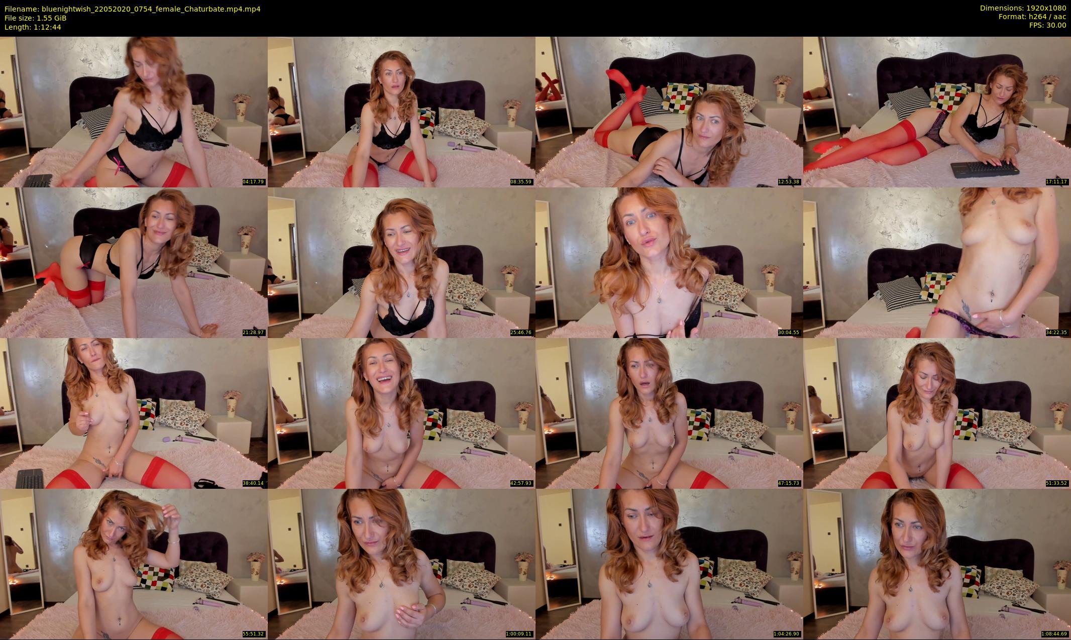 bluenightwish — 73 minute Chaturbate female cam show recording, 1080p, May 22, 2020