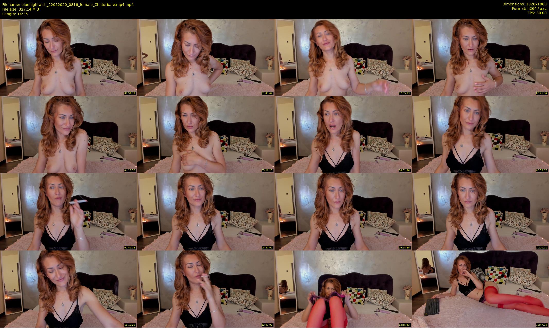 bluenightwish — 15 minute Chaturbate female cam show recording, 1080p, May 22, 2020