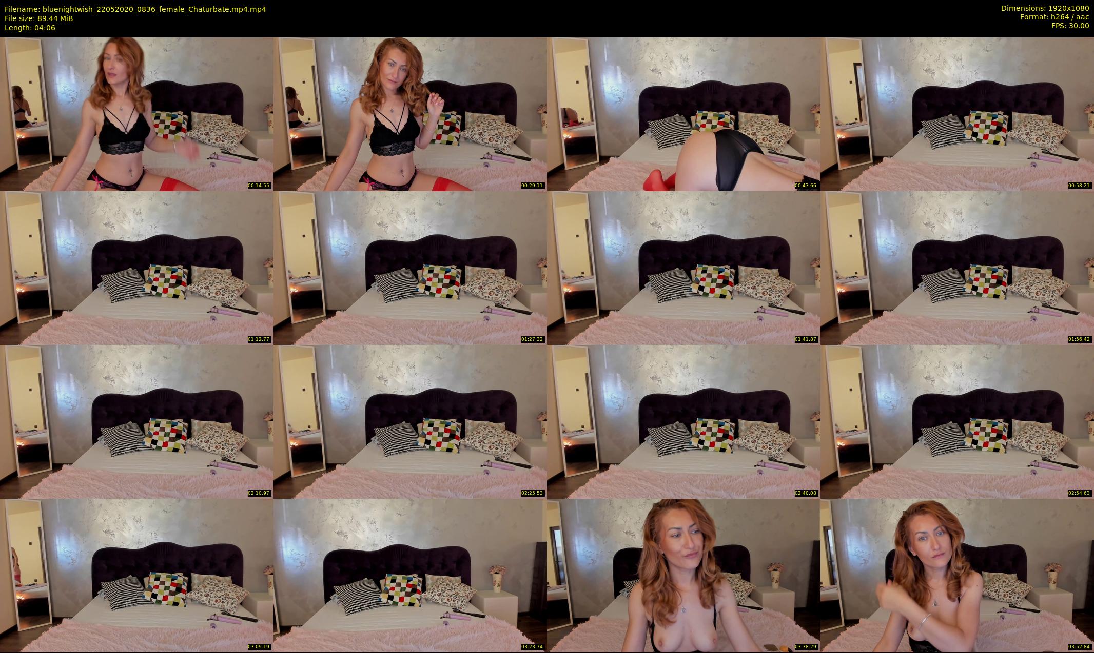 bluenightwish — 5 minute Chaturbate female cam show recording, 1080p, May 22, 2020