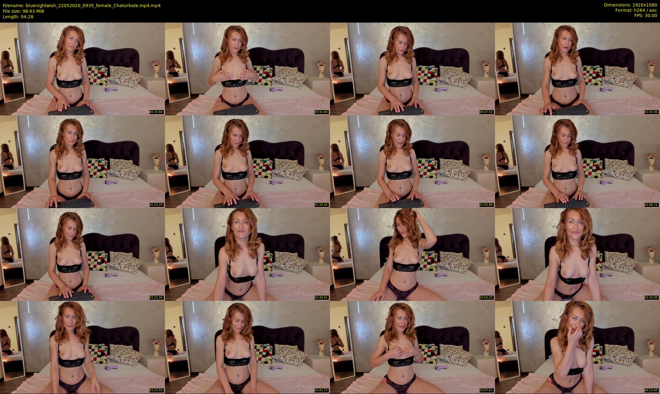 bluenightwish — 5 minute Chaturbate female cam show recording, 1080p, May 22, 2020