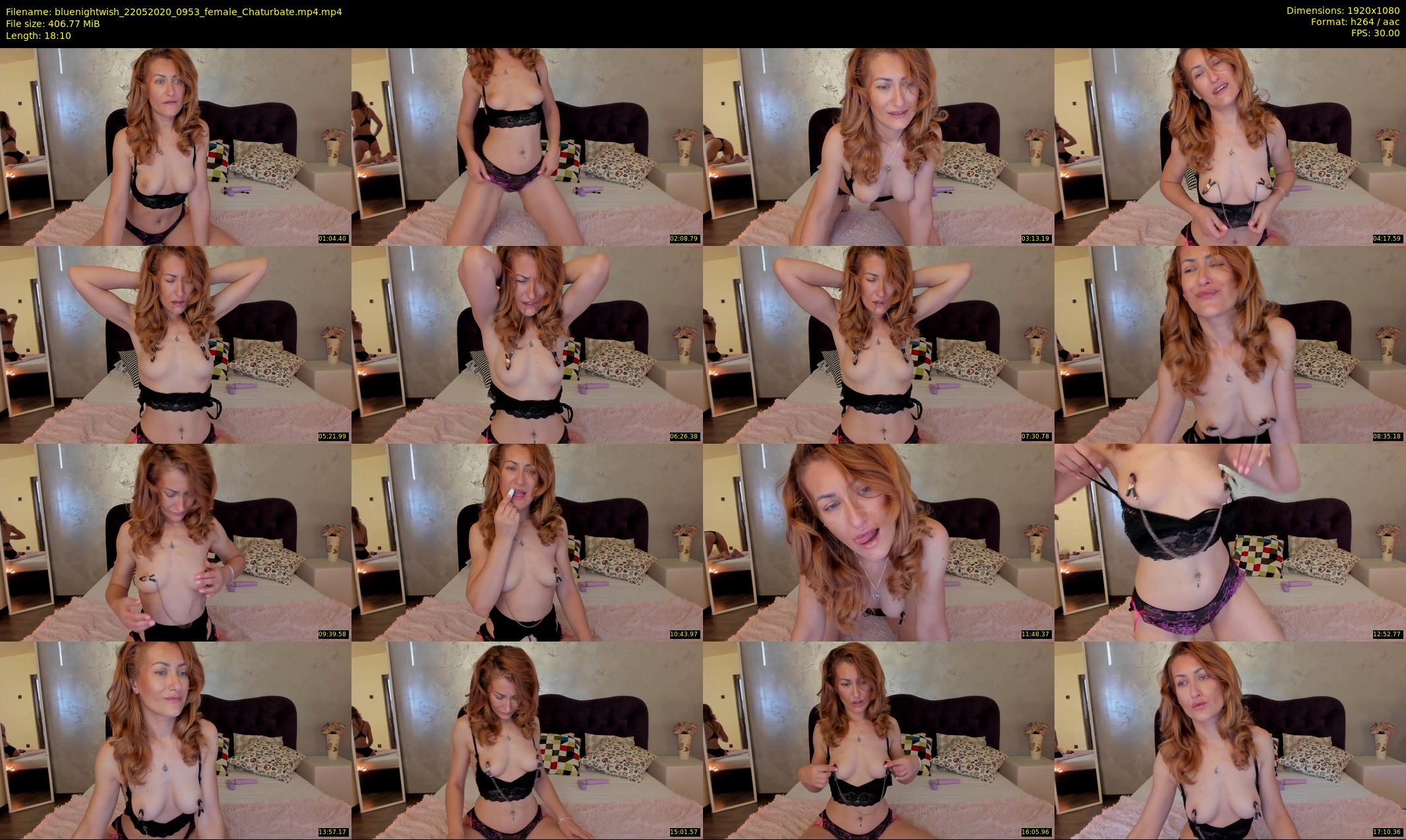 bluenightwish — 19 minute Chaturbate female cam show recording, 1080p, May 22, 2020