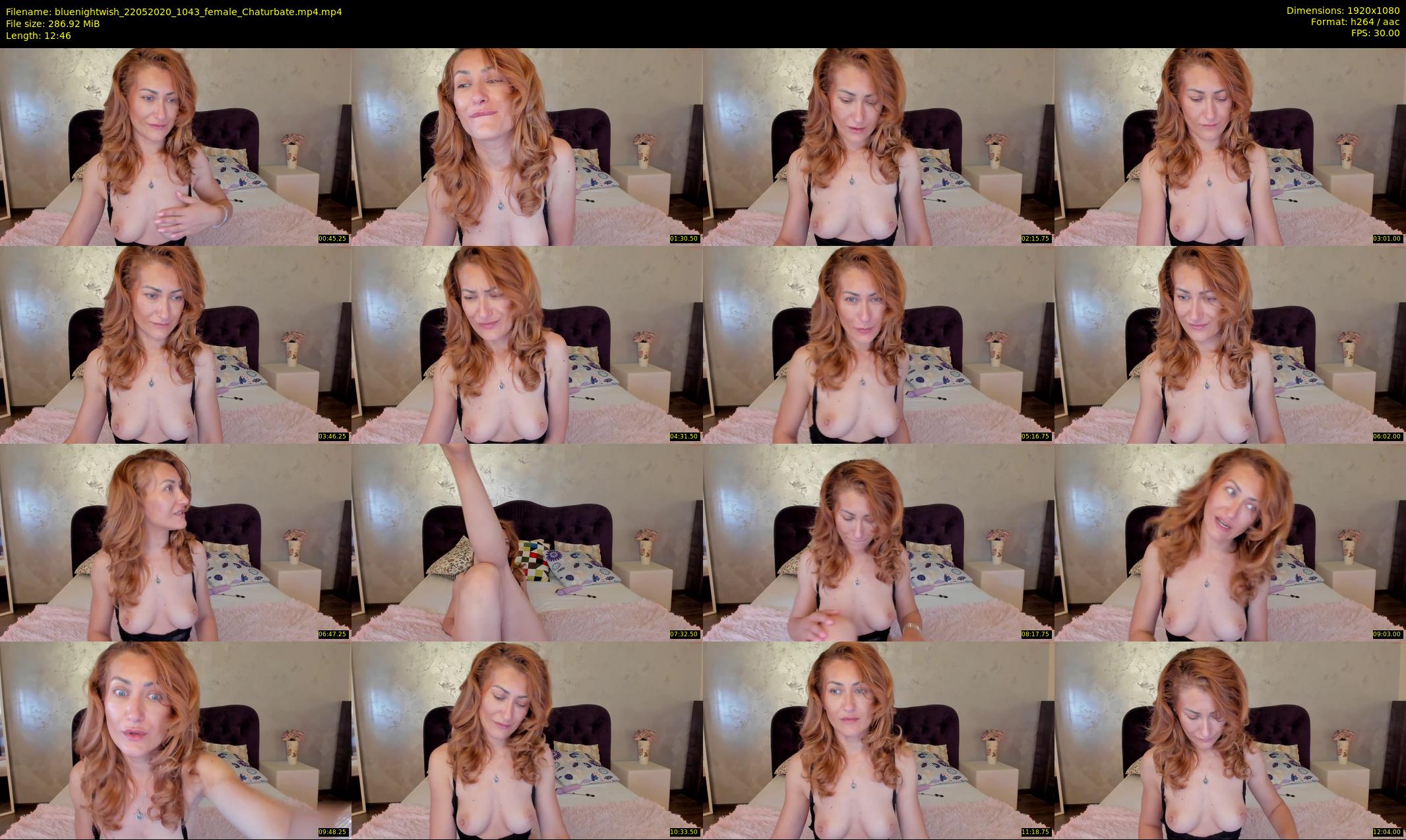 bluenightwish — 13 minute Chaturbate female cam show recording, 1080p, May 22, 2020