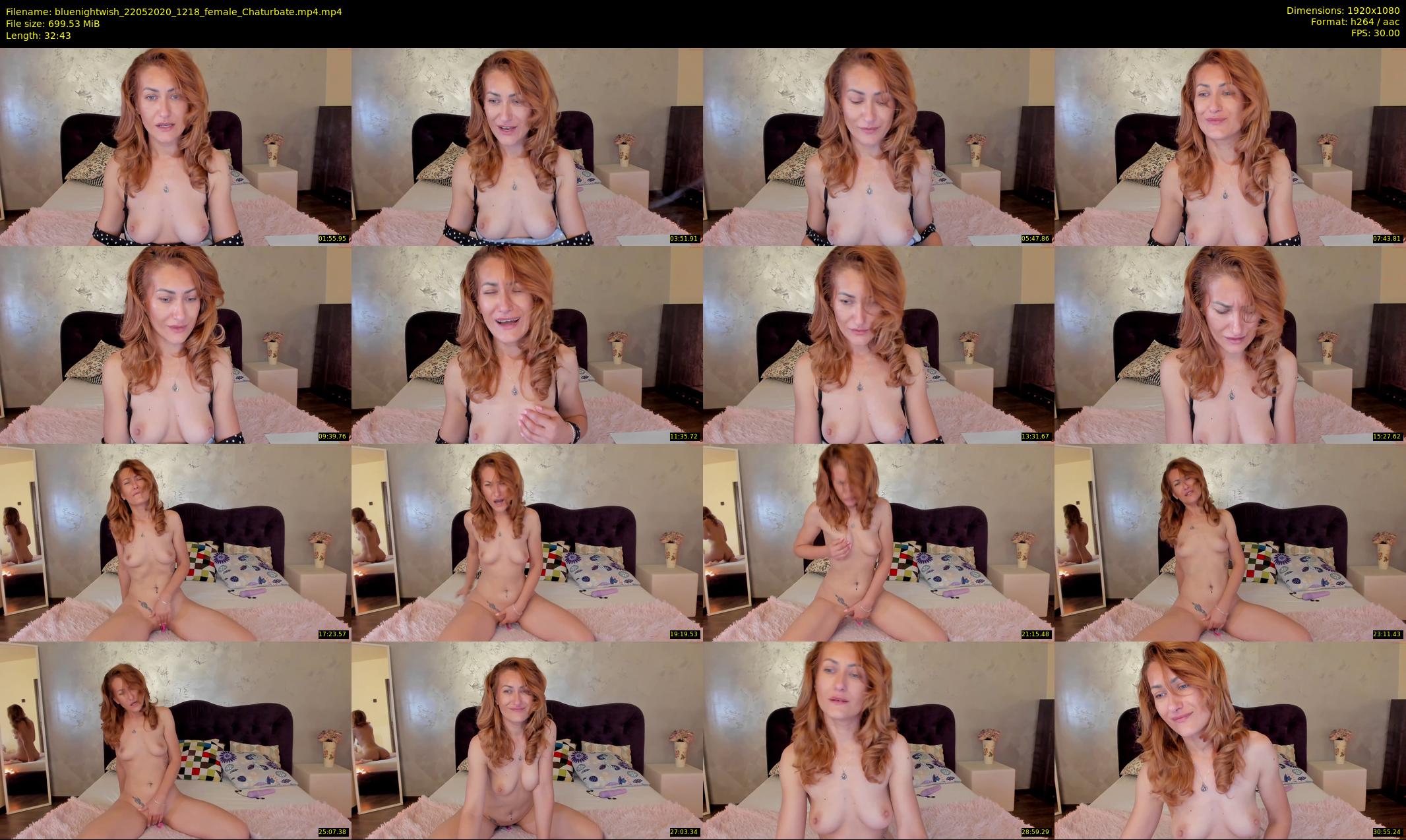 bluenightwish — 33 minute Chaturbate female cam show recording, 1080p, May 22, 2020