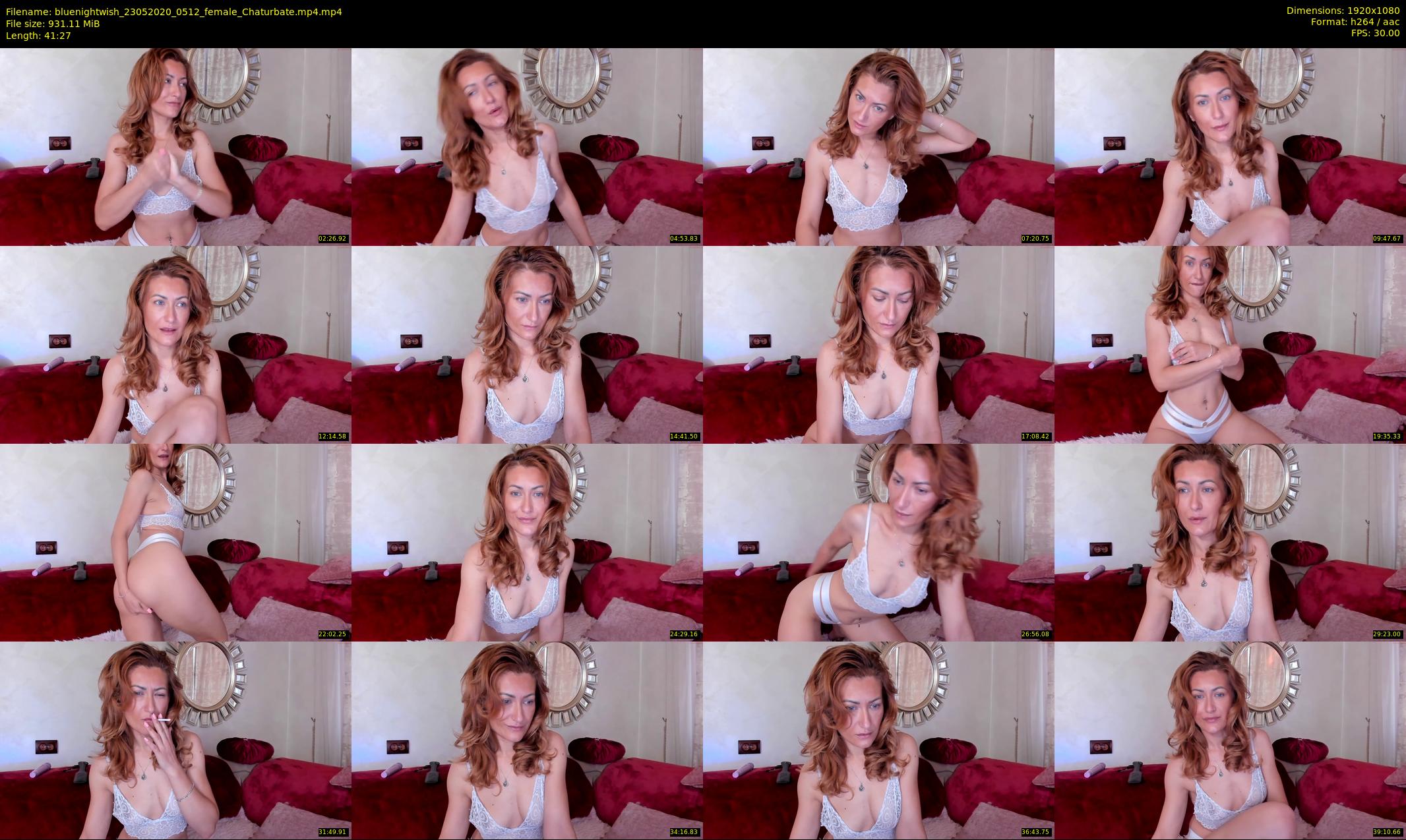 bluenightwish — 42 minute Chaturbate female cam show recording, 1080p, May 23, 2020