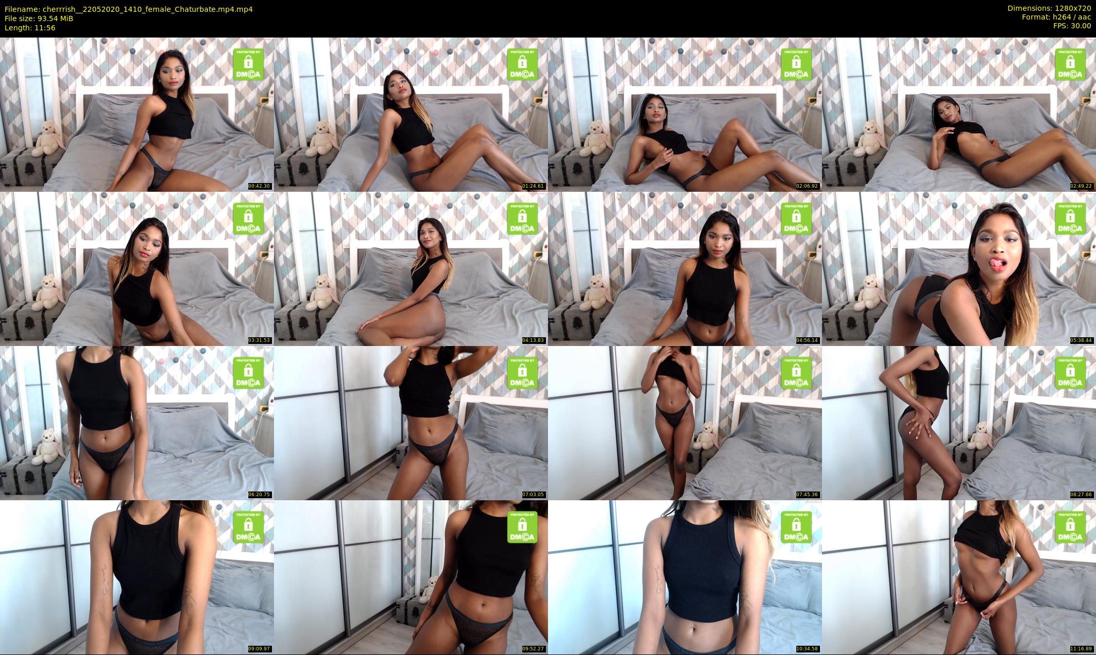 cherrrish_ — 12 minute Chaturbate female cam show recording, 720p, May 22, 2020