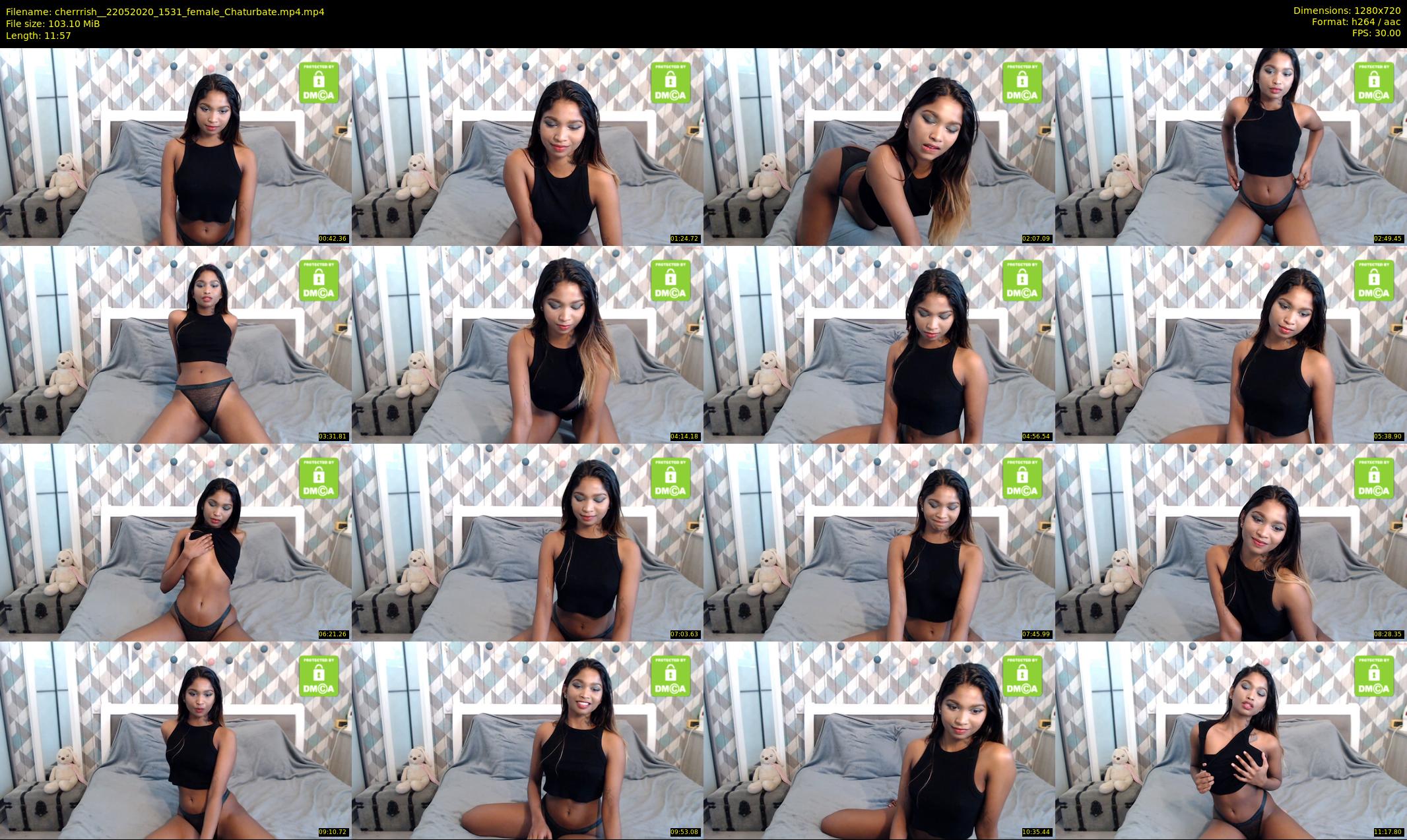 cherrrish_ — 12 minute Chaturbate female cam show recording, 720p, May 22, 2020