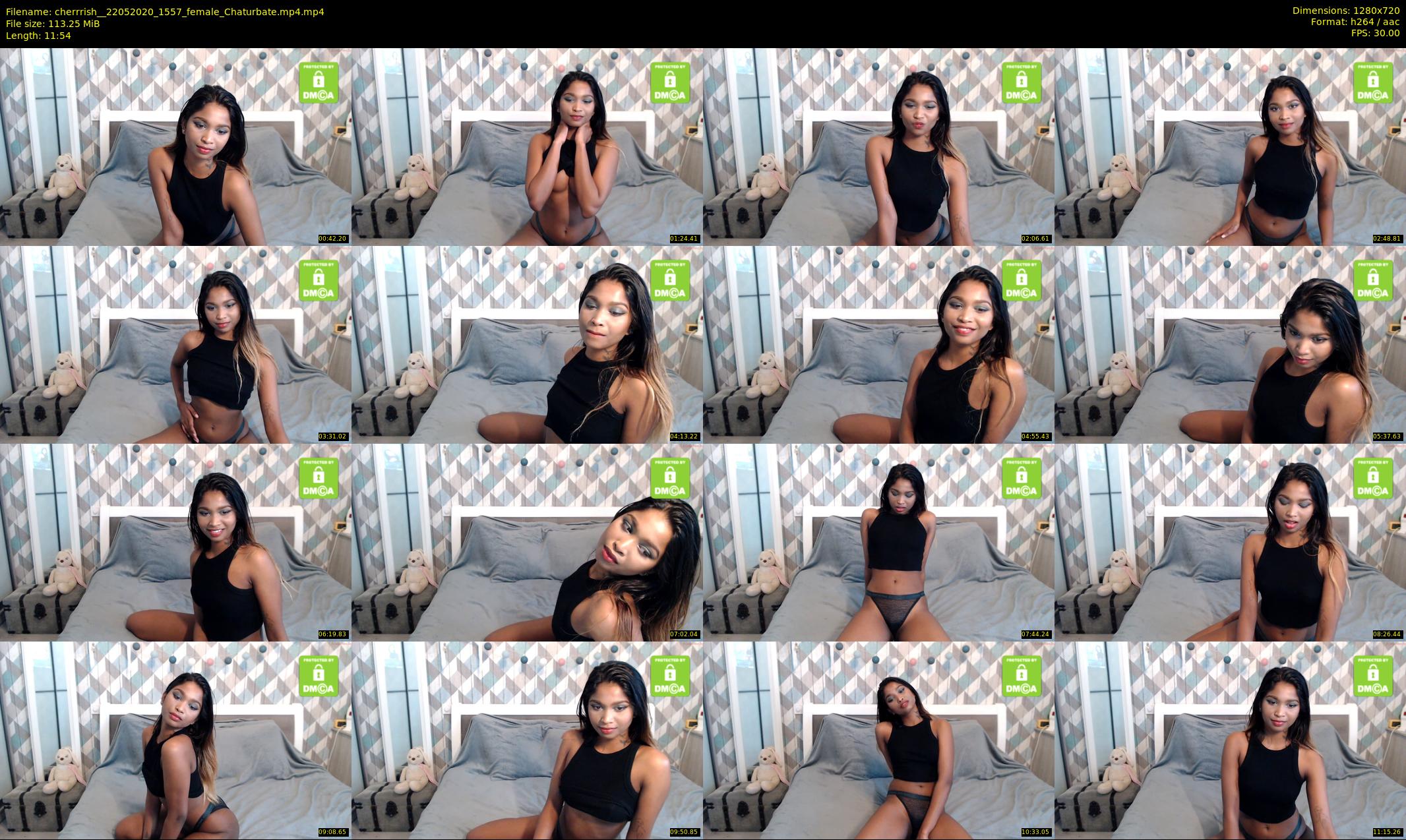 cherrrish_ — 12 minute Chaturbate female cam show recording, 720p, May 22, 2020