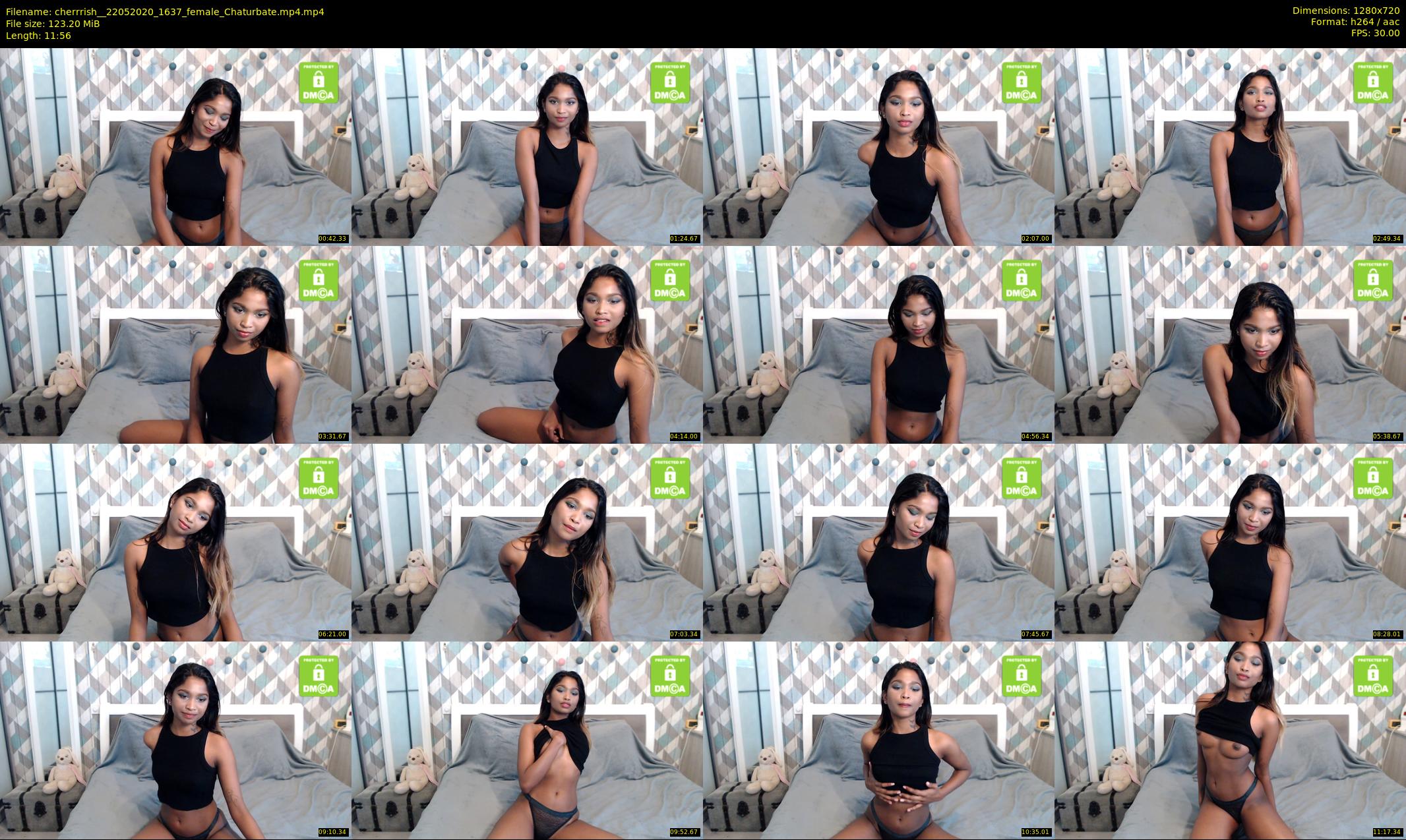 cherrrish_ — 12 minute Chaturbate female cam show recording, 720p, May 22, 2020