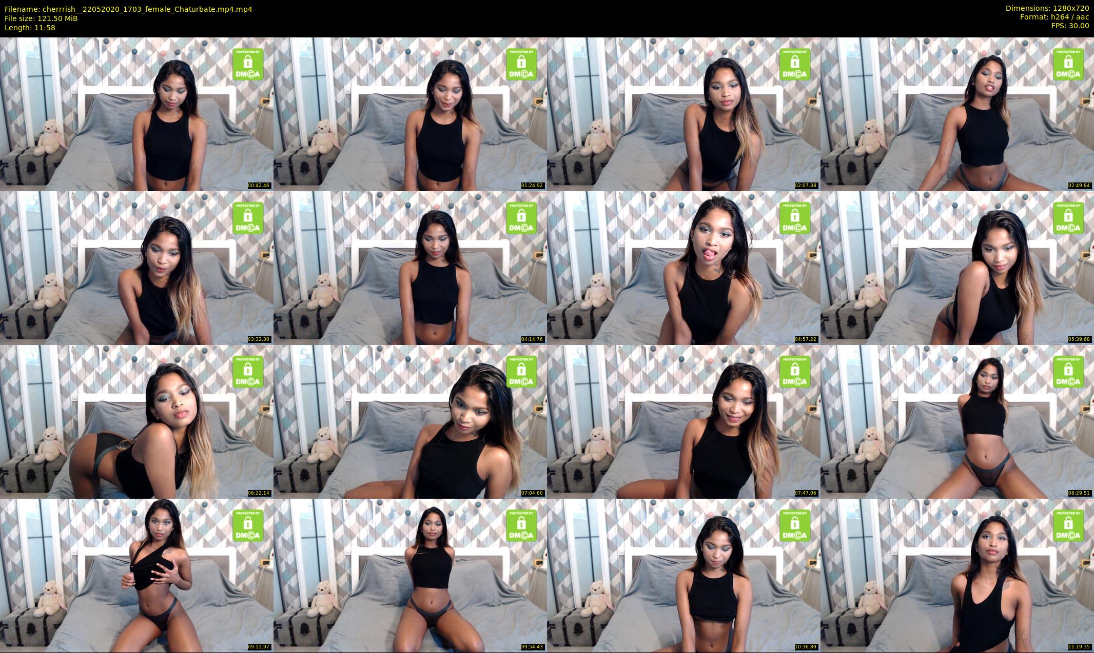 cherrrish_ — 12 minute Chaturbate female cam show recording, 720p, May 22, 2020