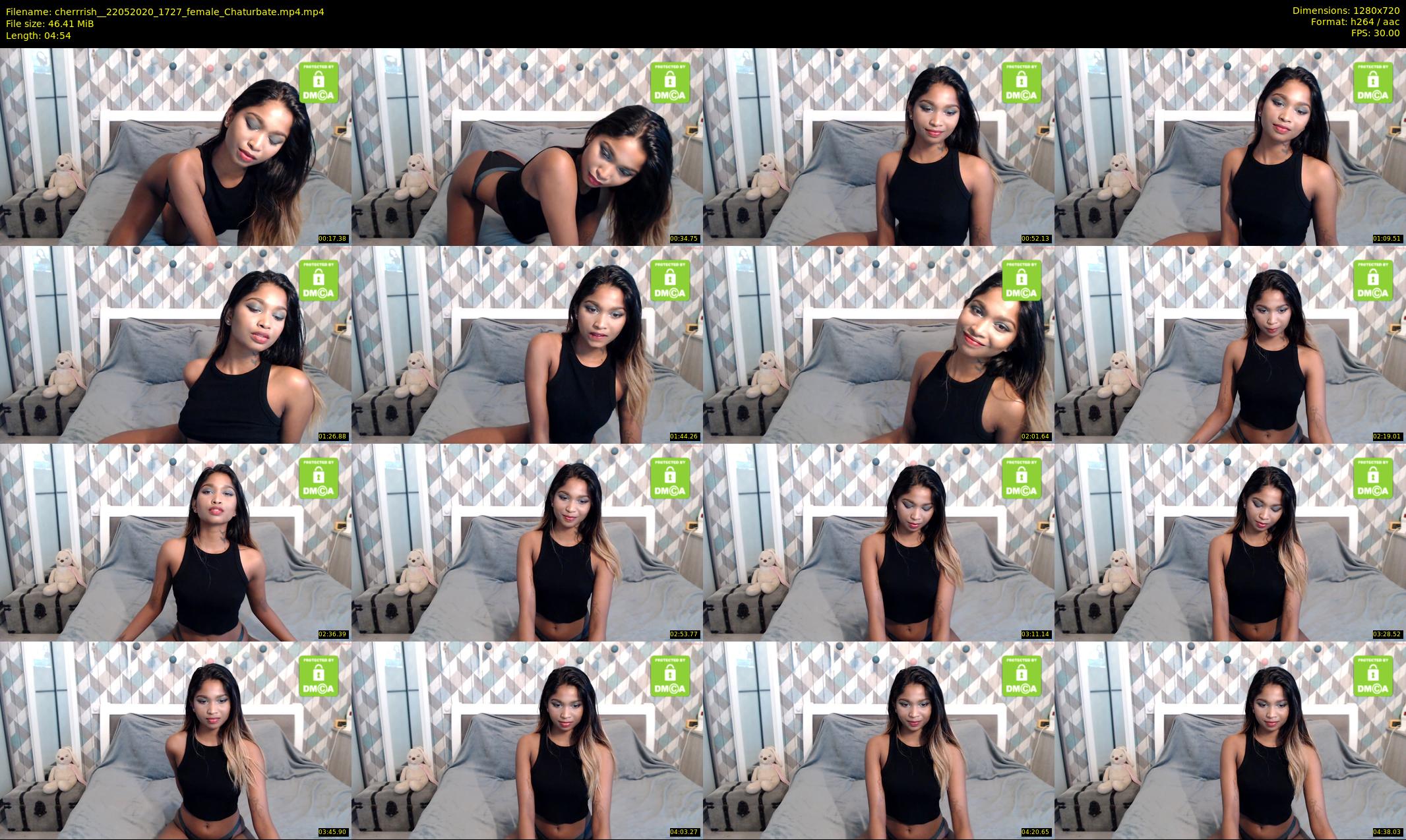 cherrrish_ — 5 minute Chaturbate female cam show recording, 720p, May 22, 2020