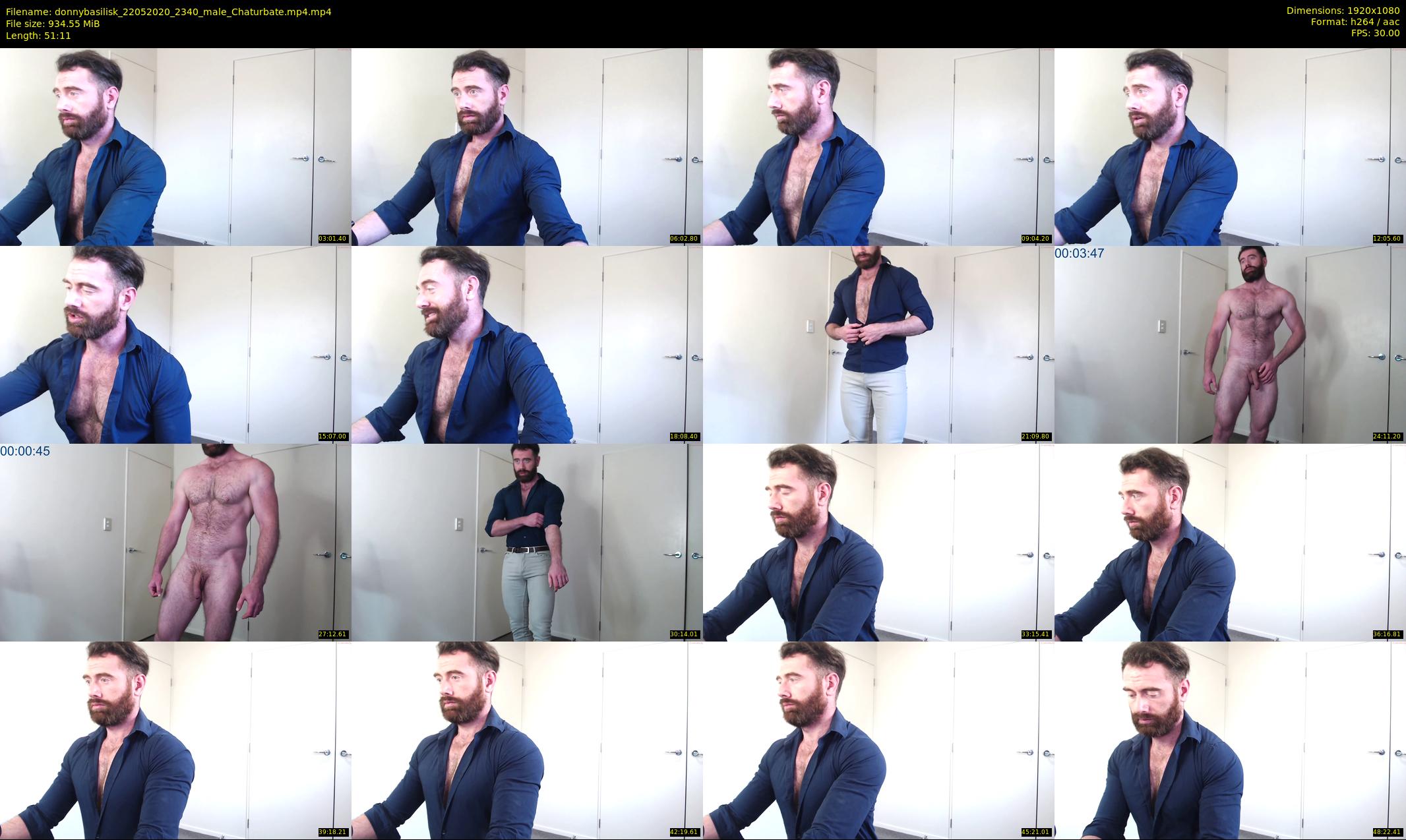 donnybasilisk — 52 minute Chaturbate male cam show recording, 1080p, May 22, 2020