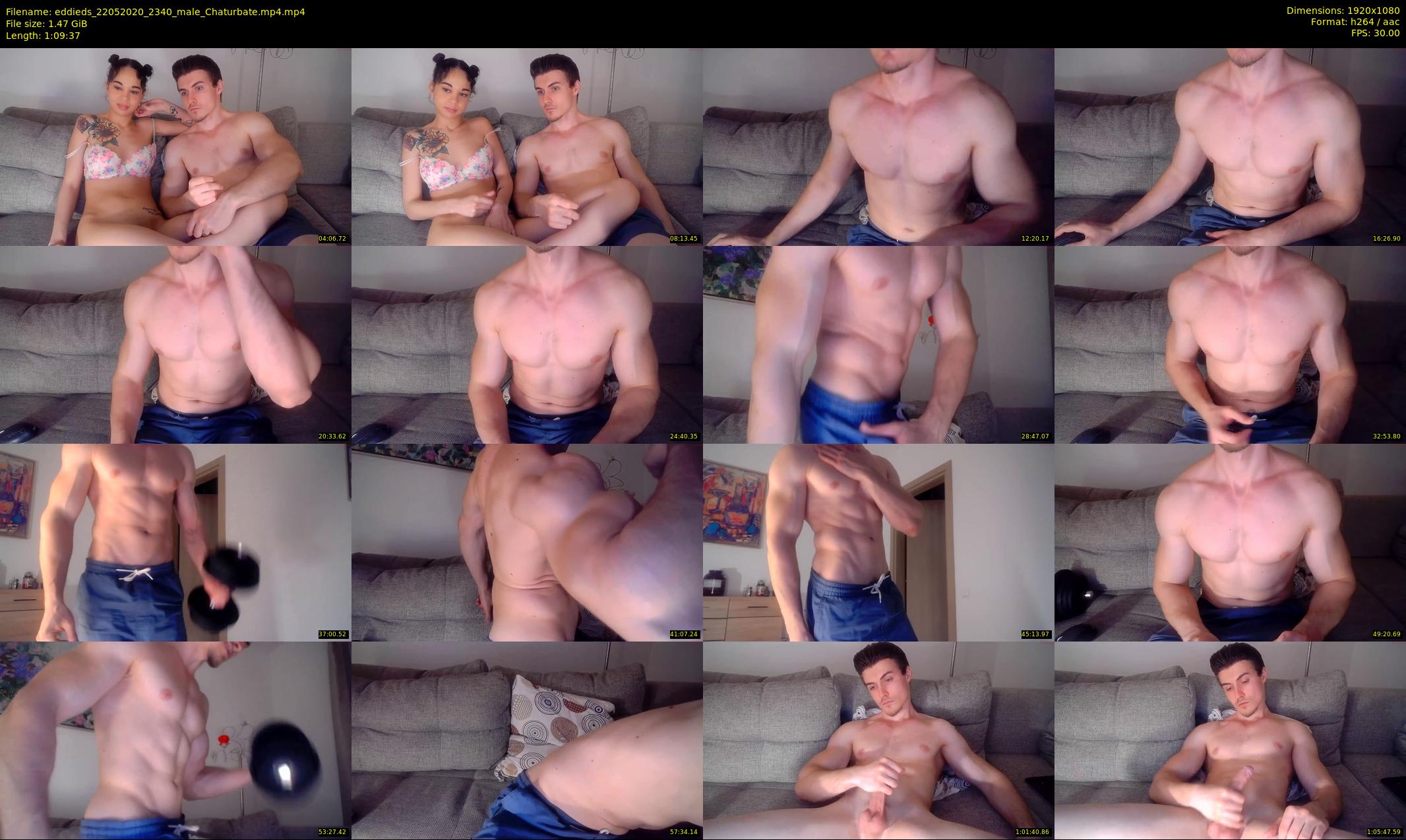 eddieds — 70 minute Chaturbate male cam show recording, 1080p, May 22, 2020