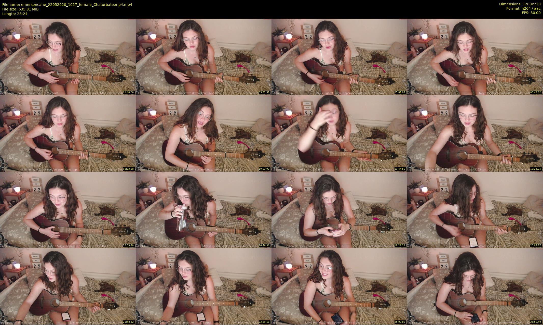 emersoncane — 29 minute Chaturbate female cam show recording, 720p, May 22, 2020