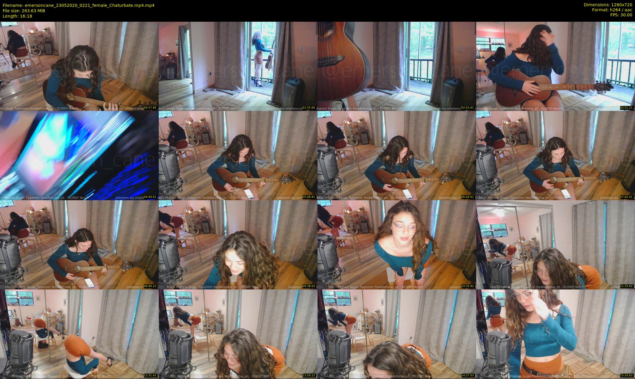 emersoncane — 17 minute Chaturbate female cam show recording, 720p, May 23, 2020