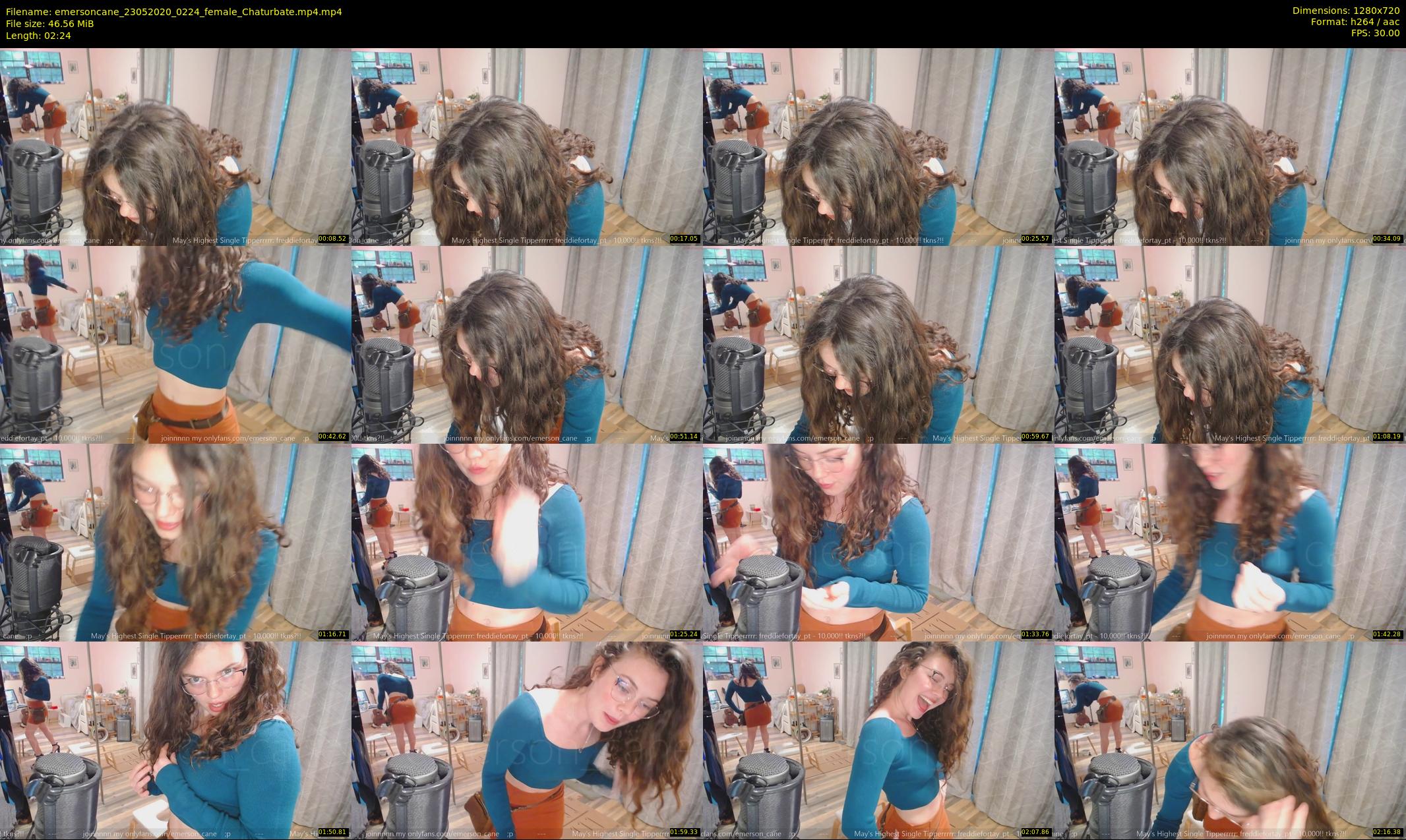 emersoncane — 3 minute Chaturbate female cam show recording, 720p, May 23, 2020
