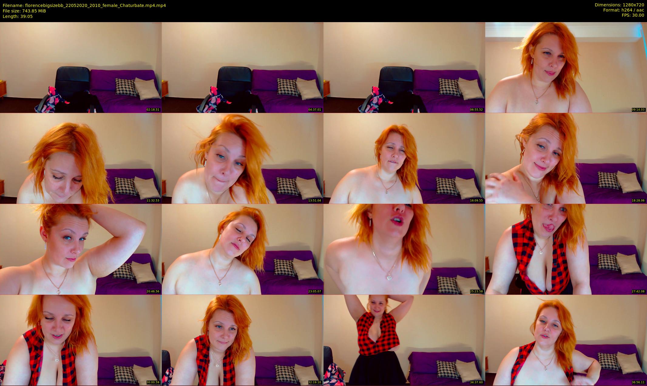 florencebigsizebb — 40 minute Chaturbate female cam show recording, 720p, May 22, 2020