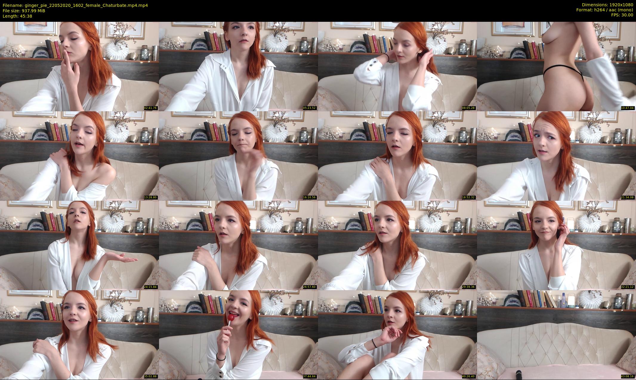 ginger_pie — 46 minute Chaturbate female cam show recording, 1080p, May 22, 2020