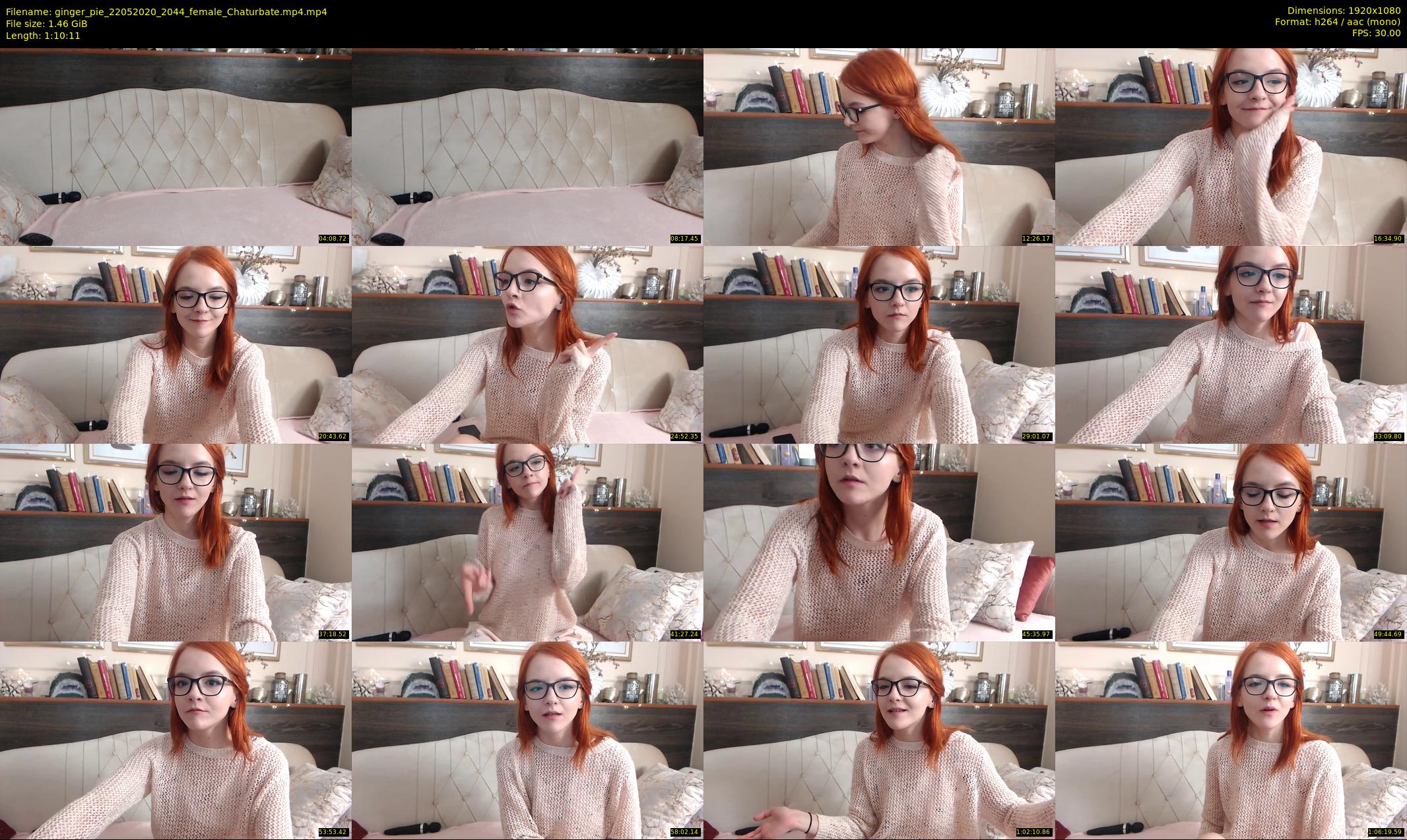 ginger_pie — 71 minute Chaturbate female cam show recording, 1080p, May 22, 2020