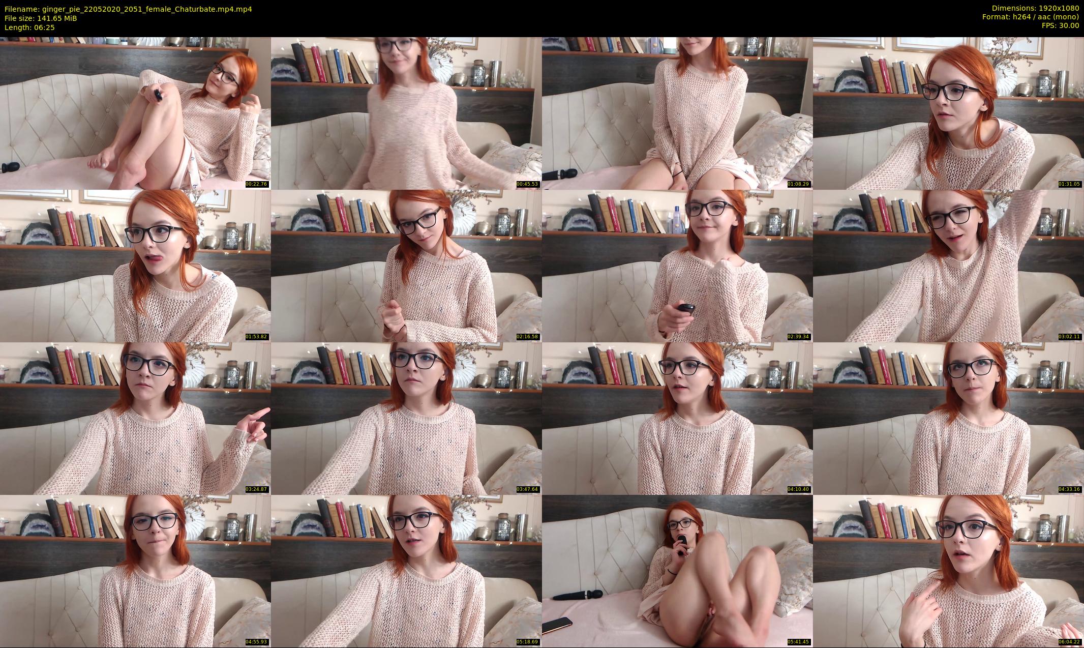 ginger_pie — 7 minute Chaturbate female cam show recording, 1080p, May 22, 2020