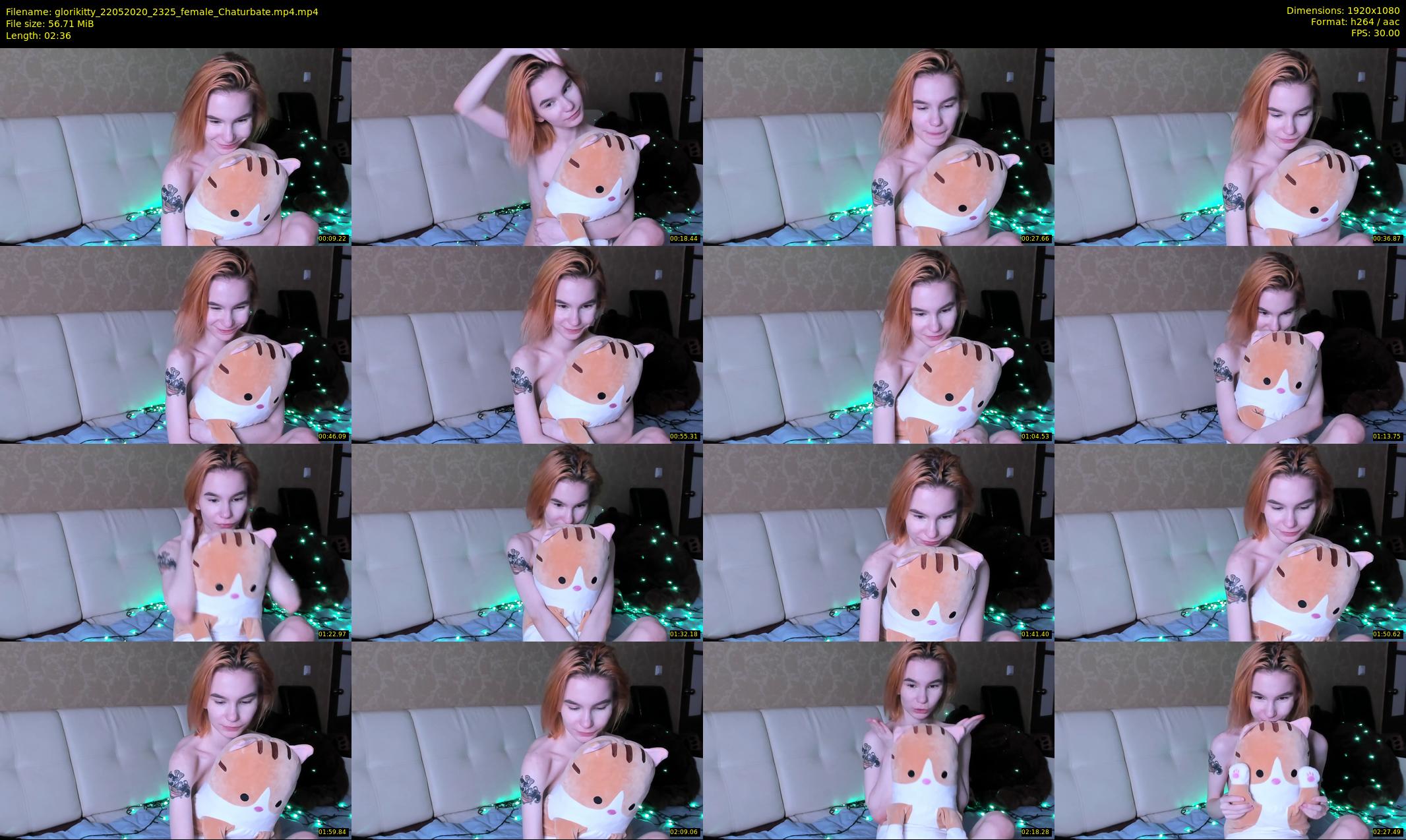 glorikitty — 3 minute Chaturbate female cam show recording, 1080p, May 22, 2020