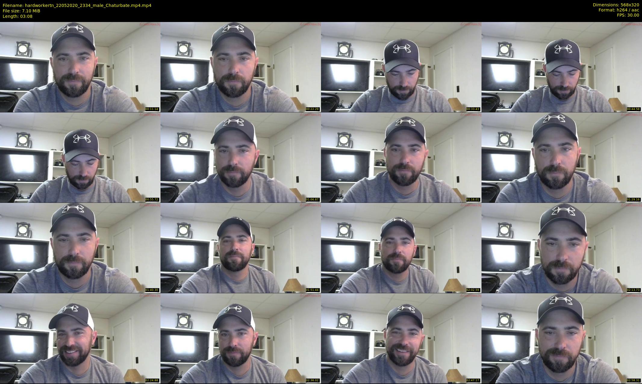hardworkertn — 4 minute Chaturbate male cam show recording, SD, May 22, 2020
