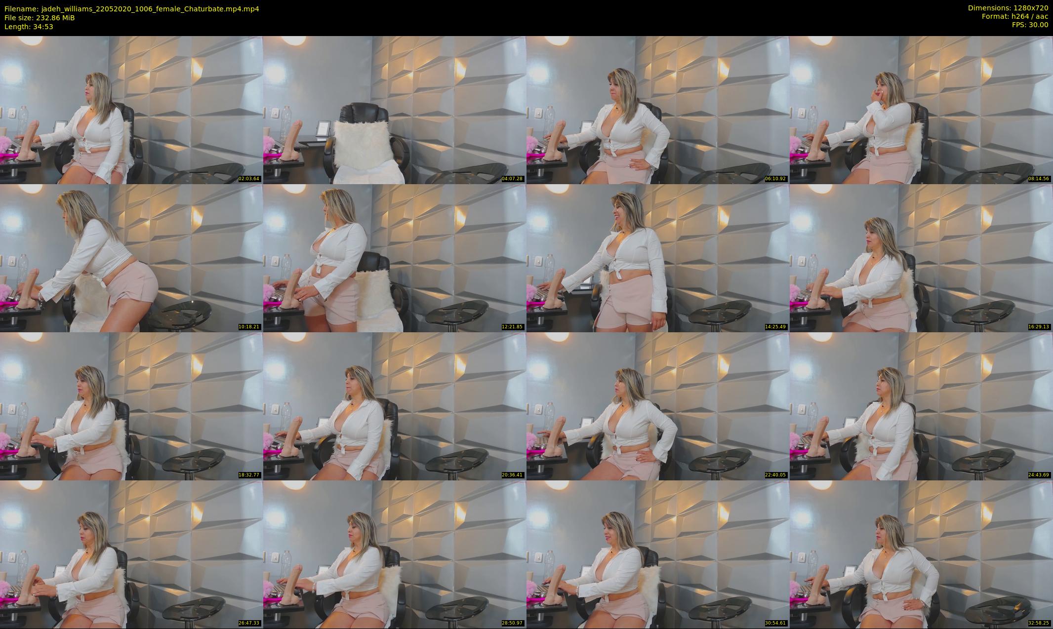 jadeh_williams — 35 minute Chaturbate female cam show recording, 720p, May 22, 2020